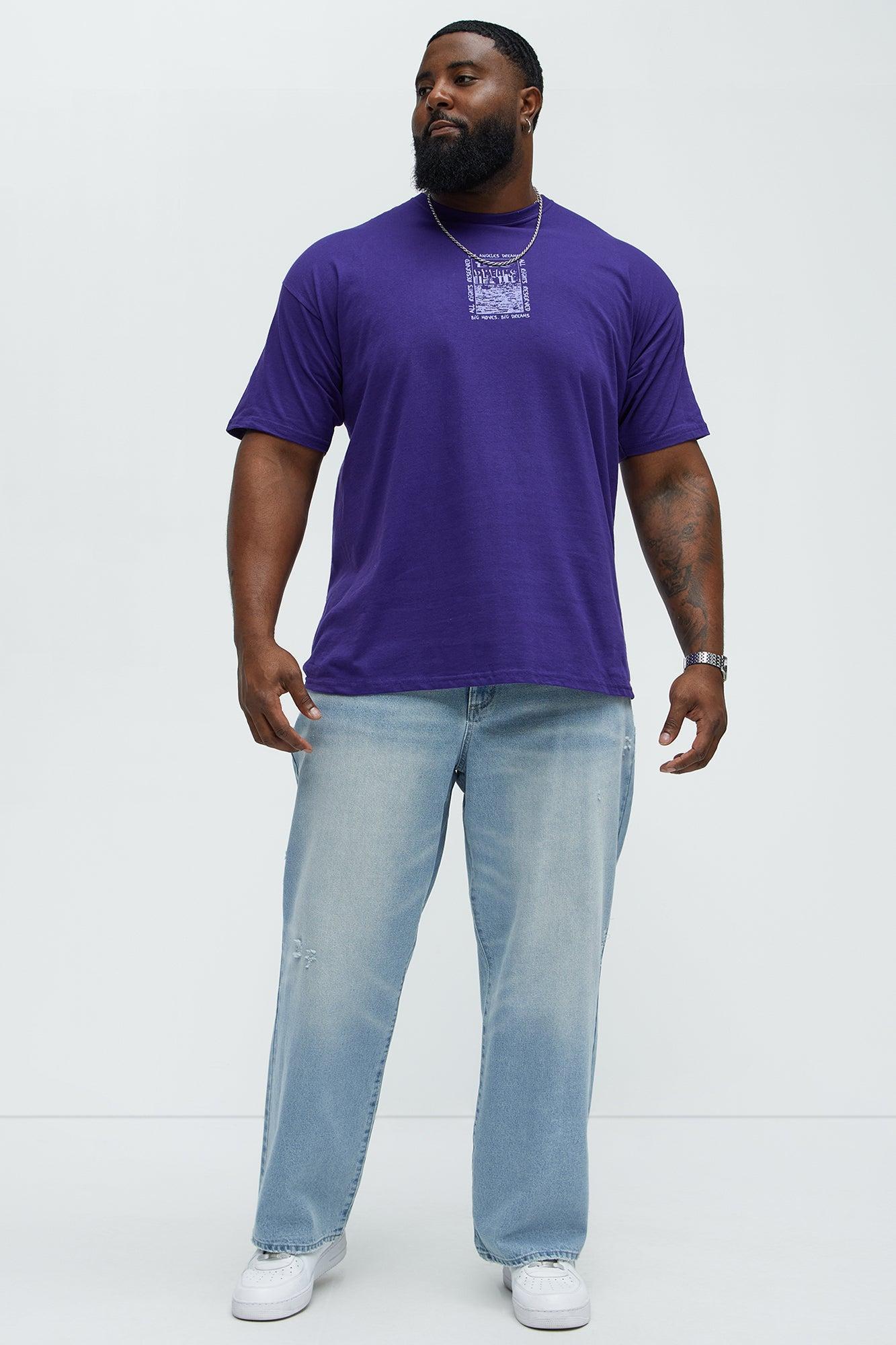 Big Dreams Short Sleeve Tee - Purple Product Image