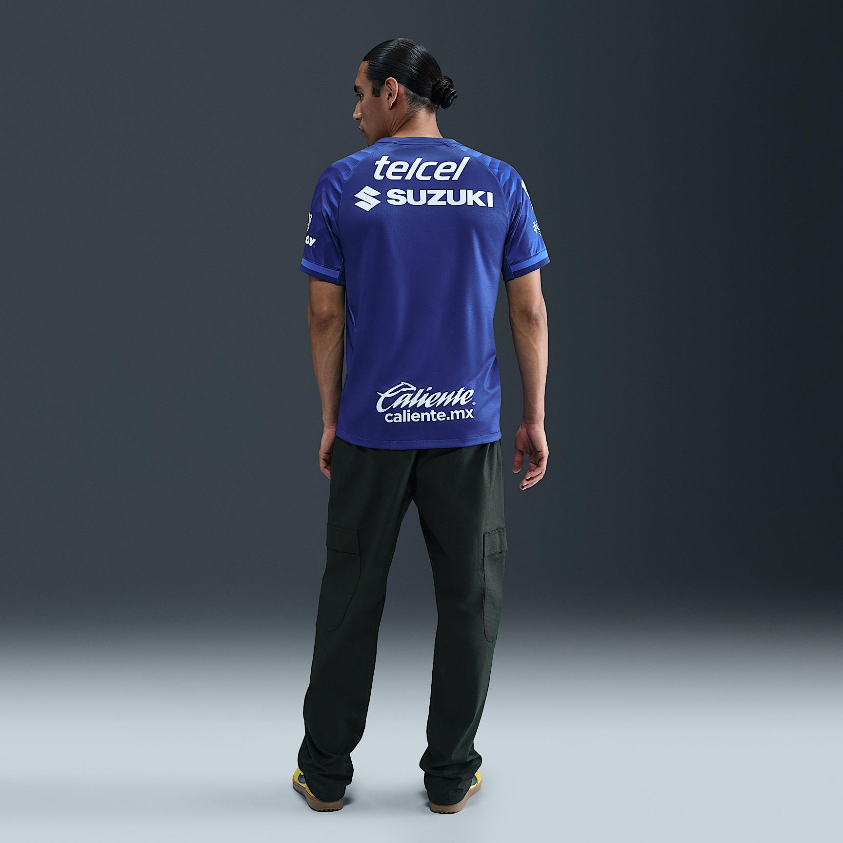 Pumas UNAM 2025/26 Stadium Away Nike Mens Dri-FIT Soccer Replica Jersey | HJ4607-456 Product Image