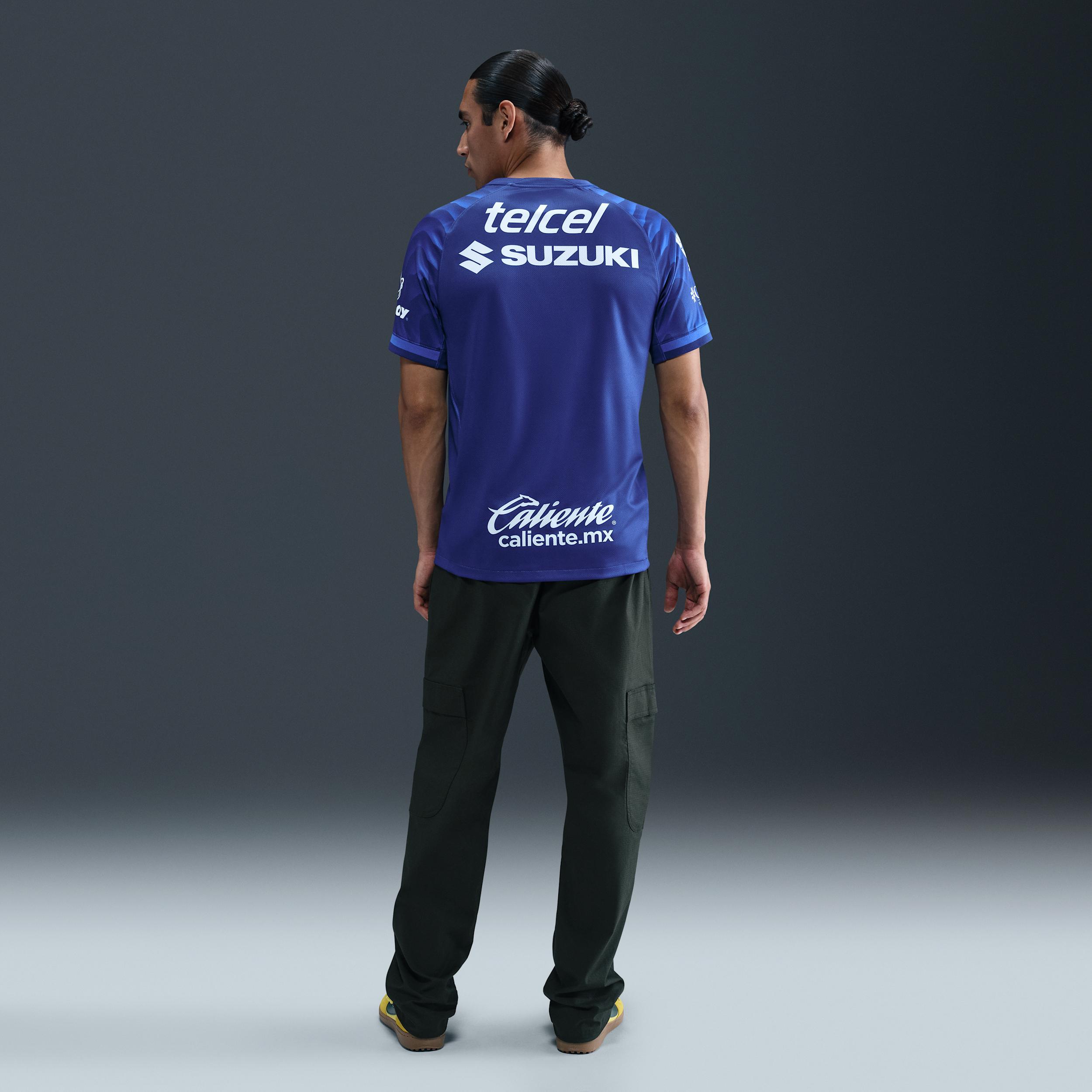 Pumas UNAM 2025/26 Stadium Away Nike Mens Dri-FIT Soccer Replica Jersey | HJ4607-456 Product Image