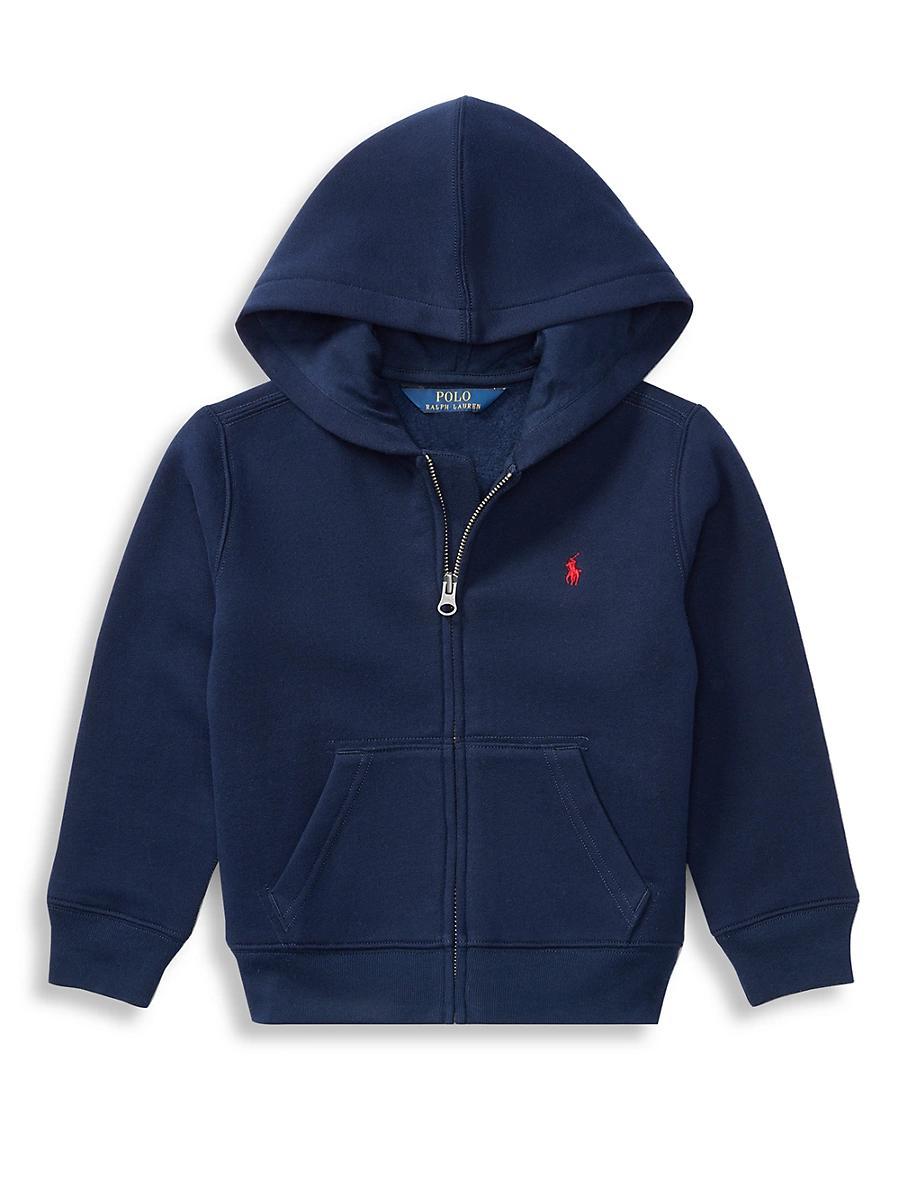 Boys Knitted Fleece Hoodie, Size 2-7 Product Image