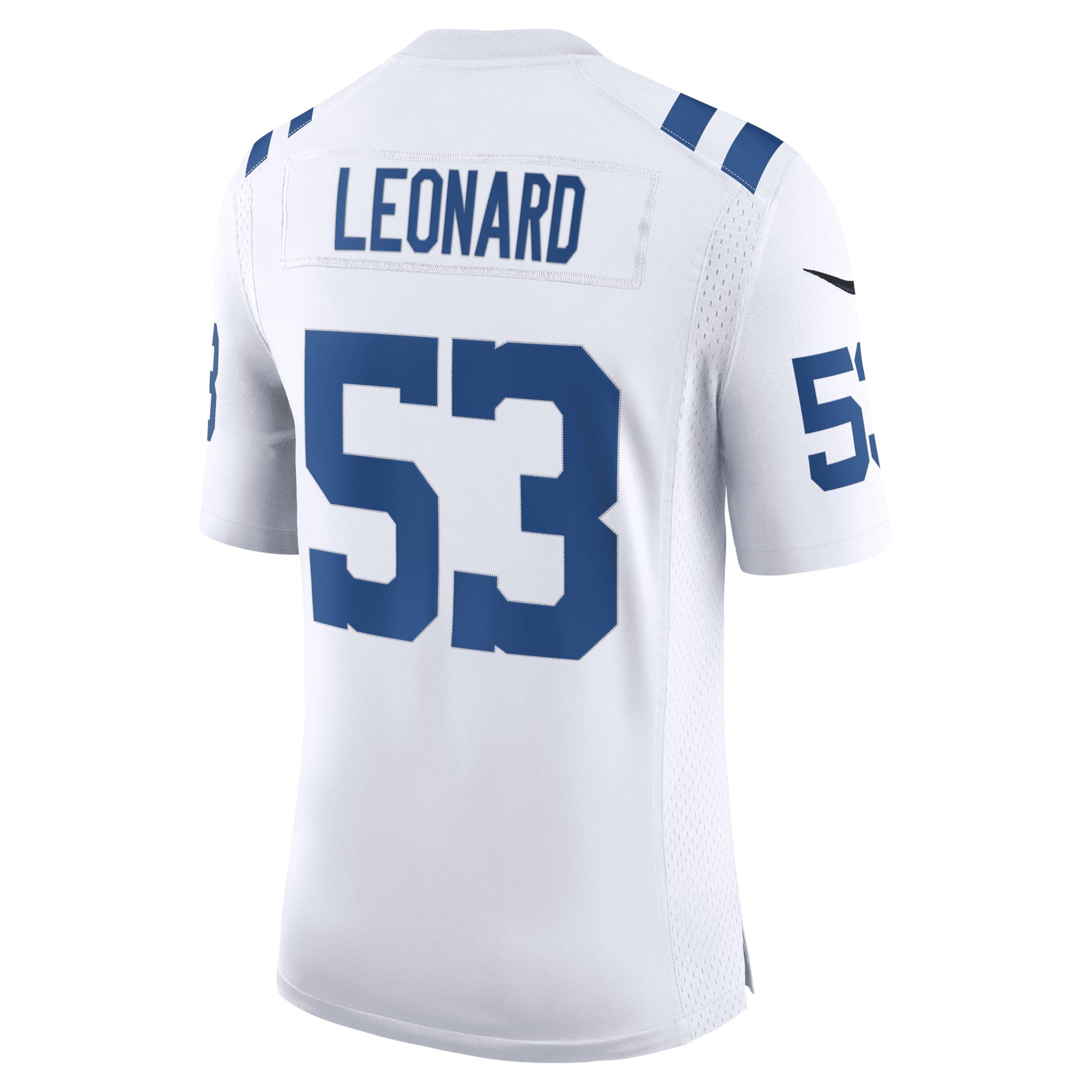 Mens Nike Shaquille Leonard Indianapolis Colts Vapor Limited Jersey Product Image