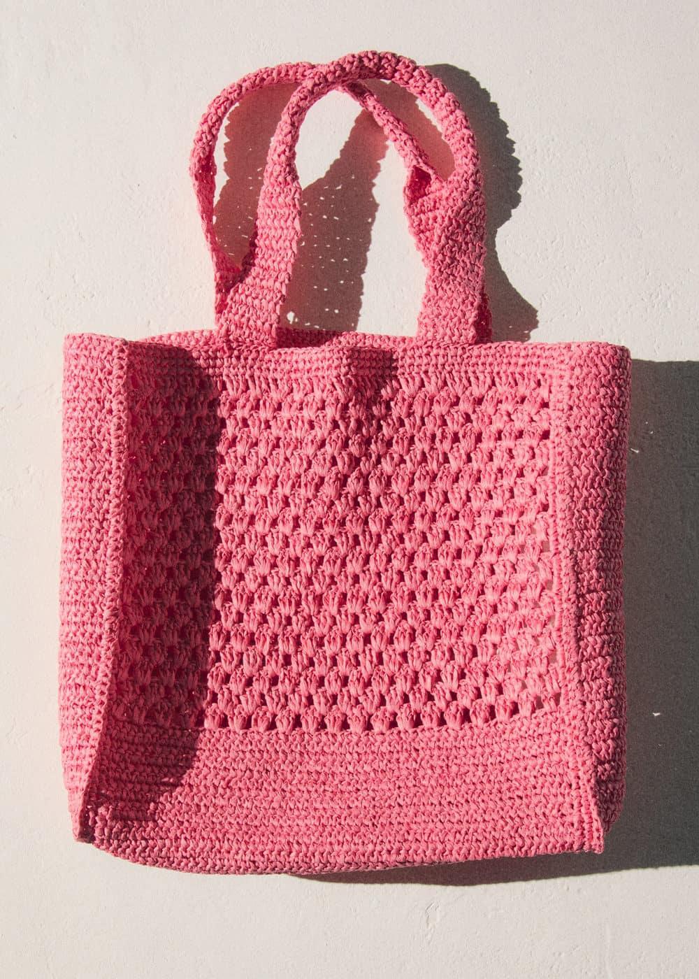 Natural fibre shopper bag - Women | MANGO USA Product Image