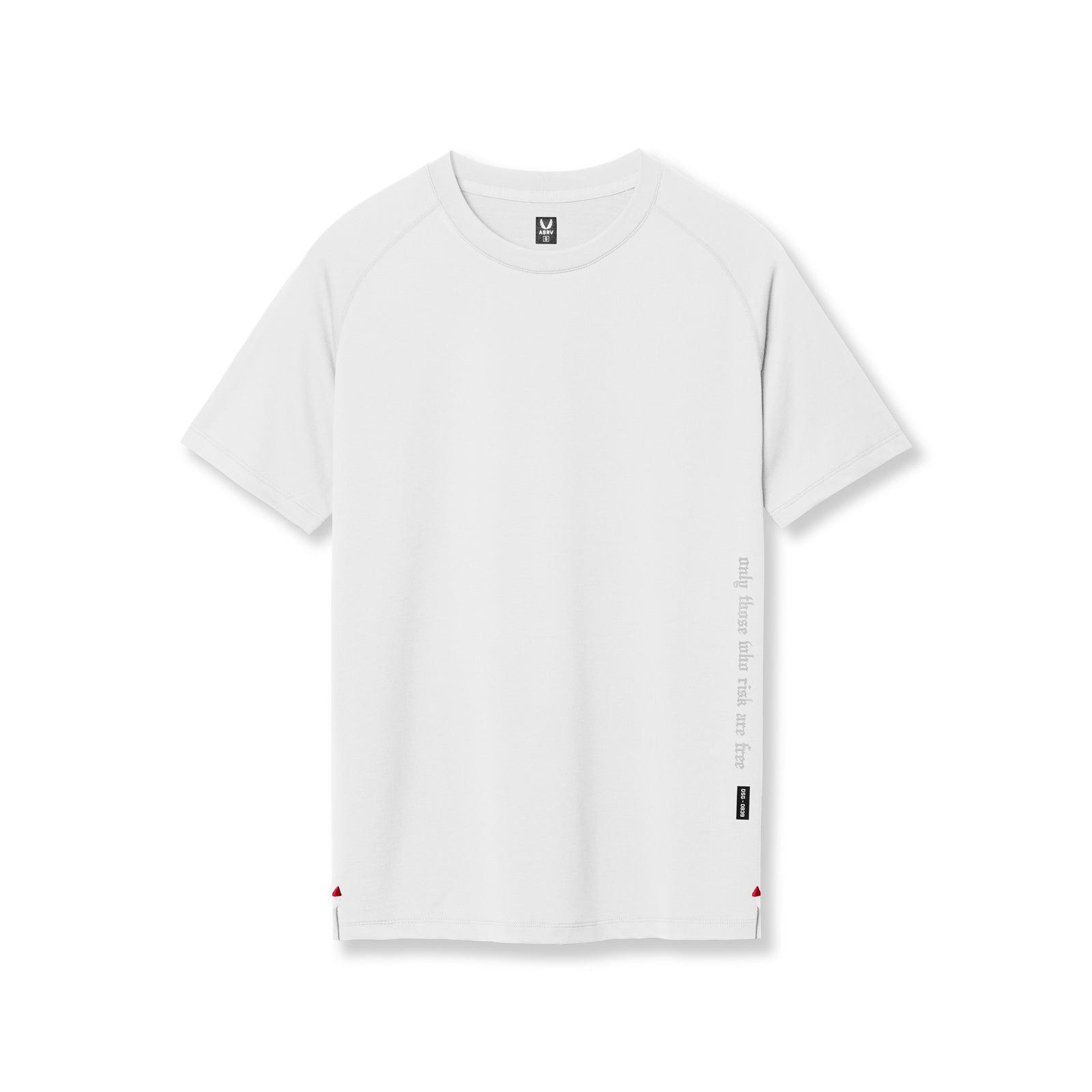 0839. 3D-Lite® 2.0 Lycra® Fitted Tee - White "OTWR" Product Image