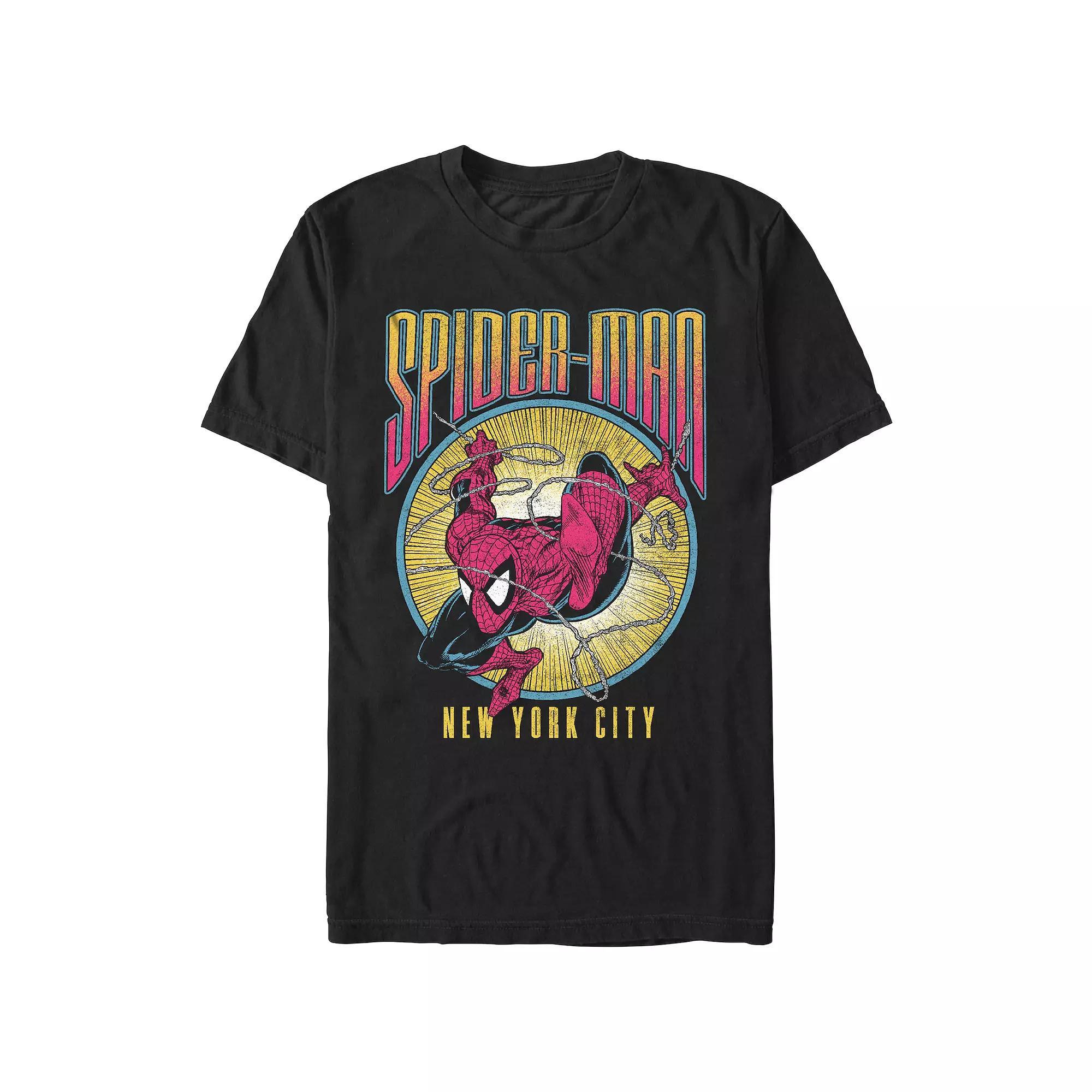 Men's Spider-Man New York City Graphic Tee,  Product Image