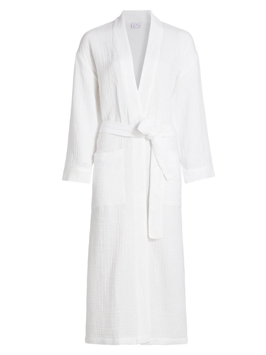 Womens Angel Cotton Gauze Long Robe Product Image