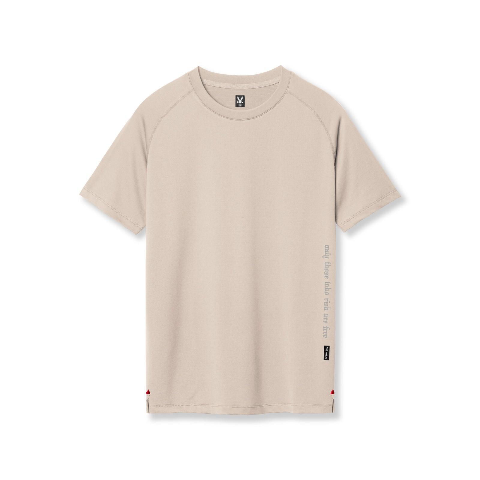 0839. 3D-Lite® 2.0 Lycra® Fitted Tee - Sand Smoke "OTWR" Product Image