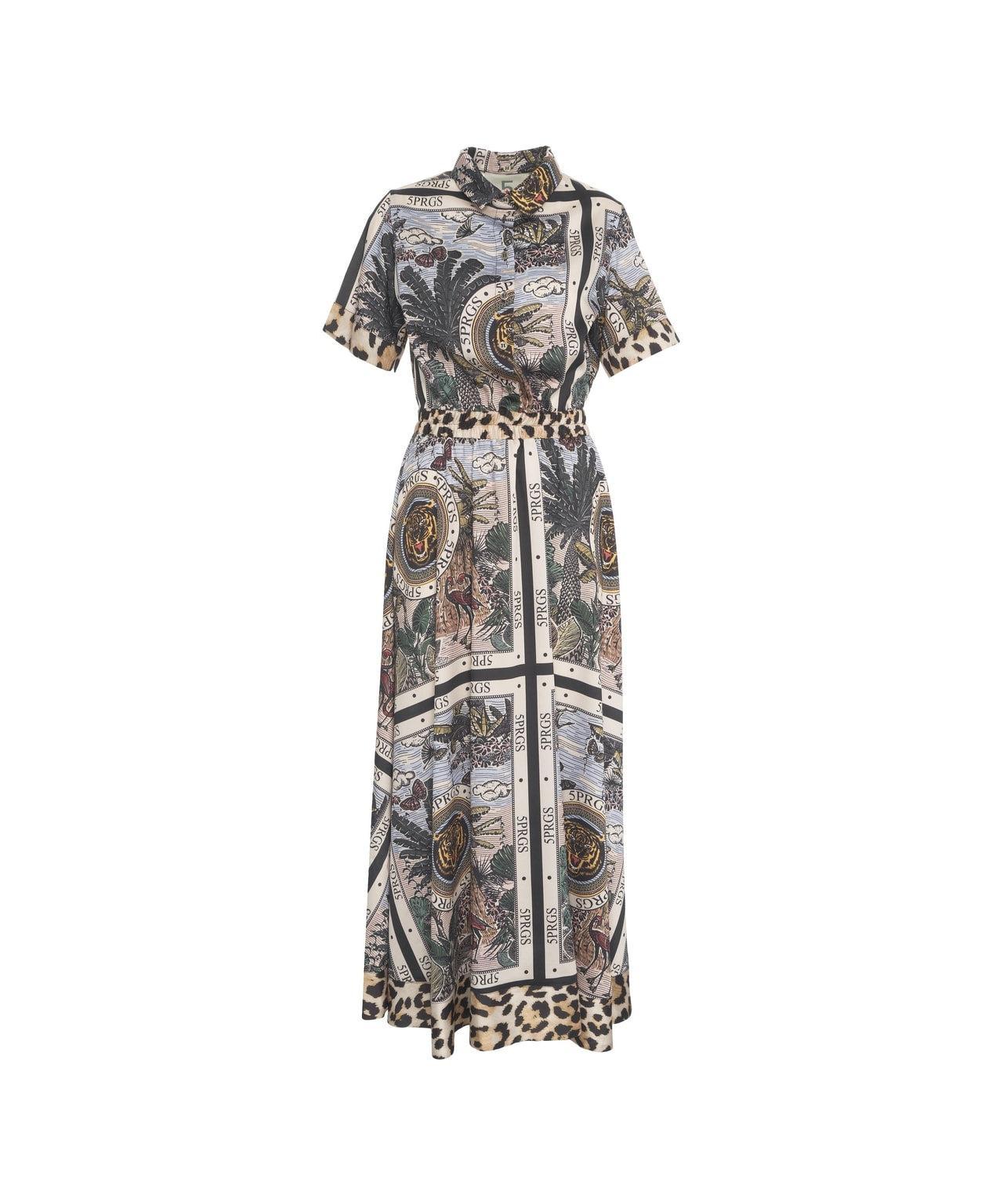 Maxi dress with print Product Image