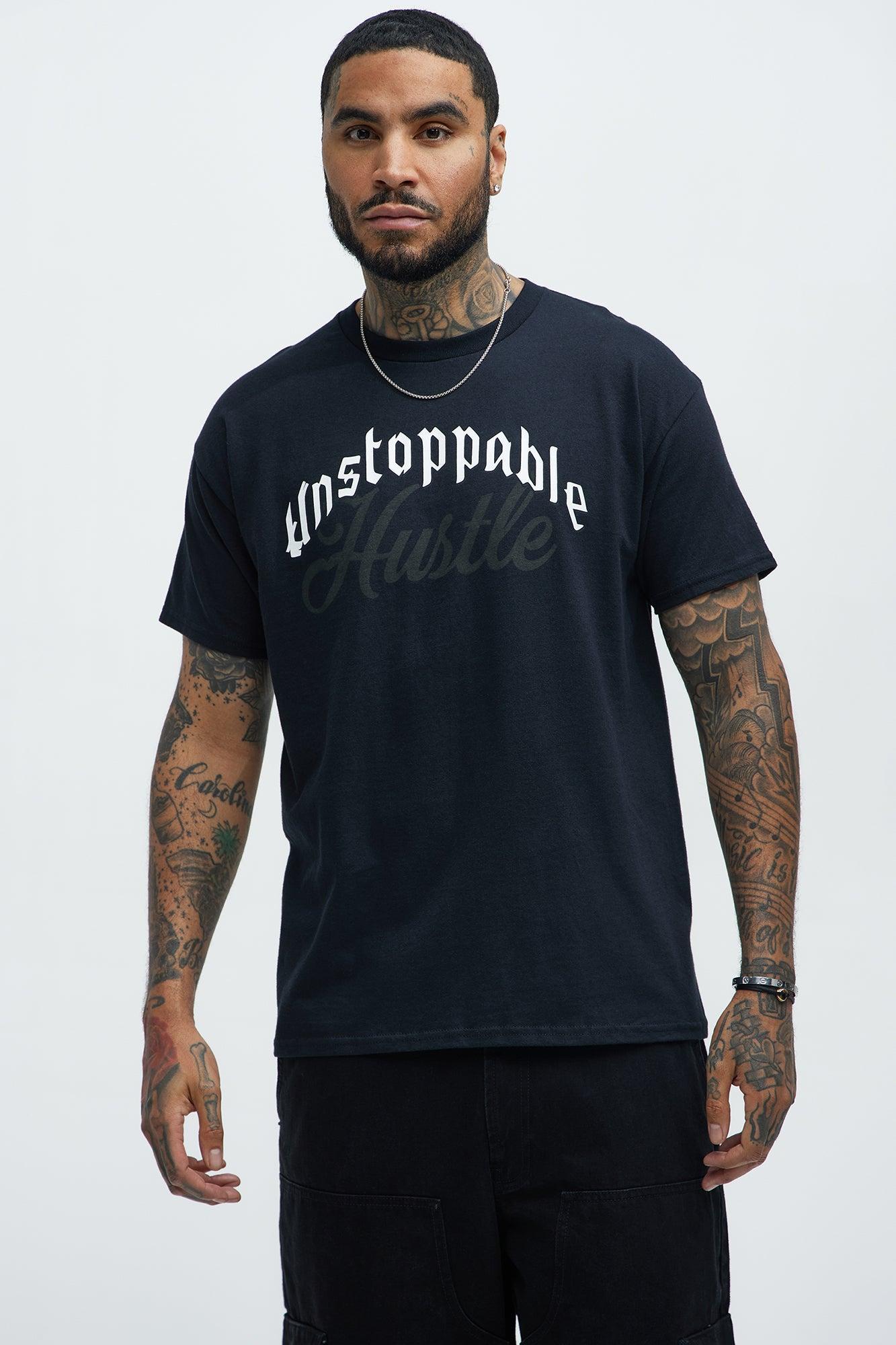 Unstoppable Hustle Short Sleeve Tee - Black Product Image