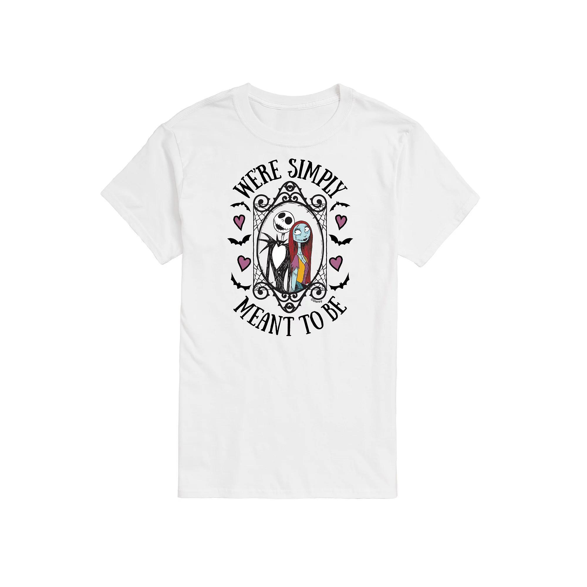 Disney's The Nightmare Before Christmas Men's Meant To Be Graphic Tee,  Product Image