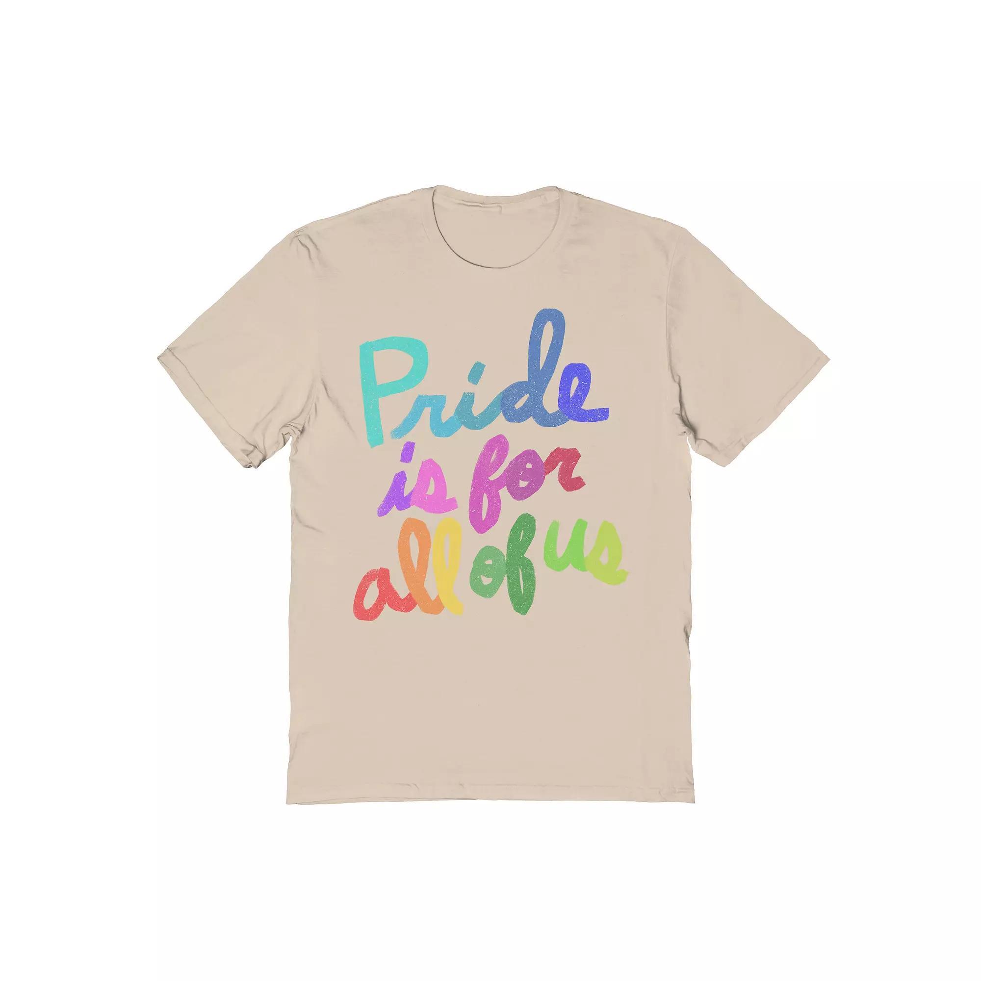 Men's COLAB89 Pride Is For All Of Us Graphic Tee, Adult Unisex,  Product Image