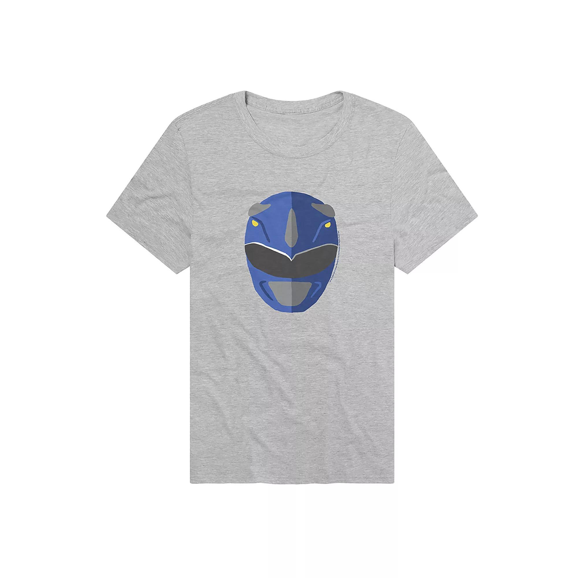 Men's Power Rangers Billy Cranston Graphic Tee, Size: Large, Athletic Grey Product Image