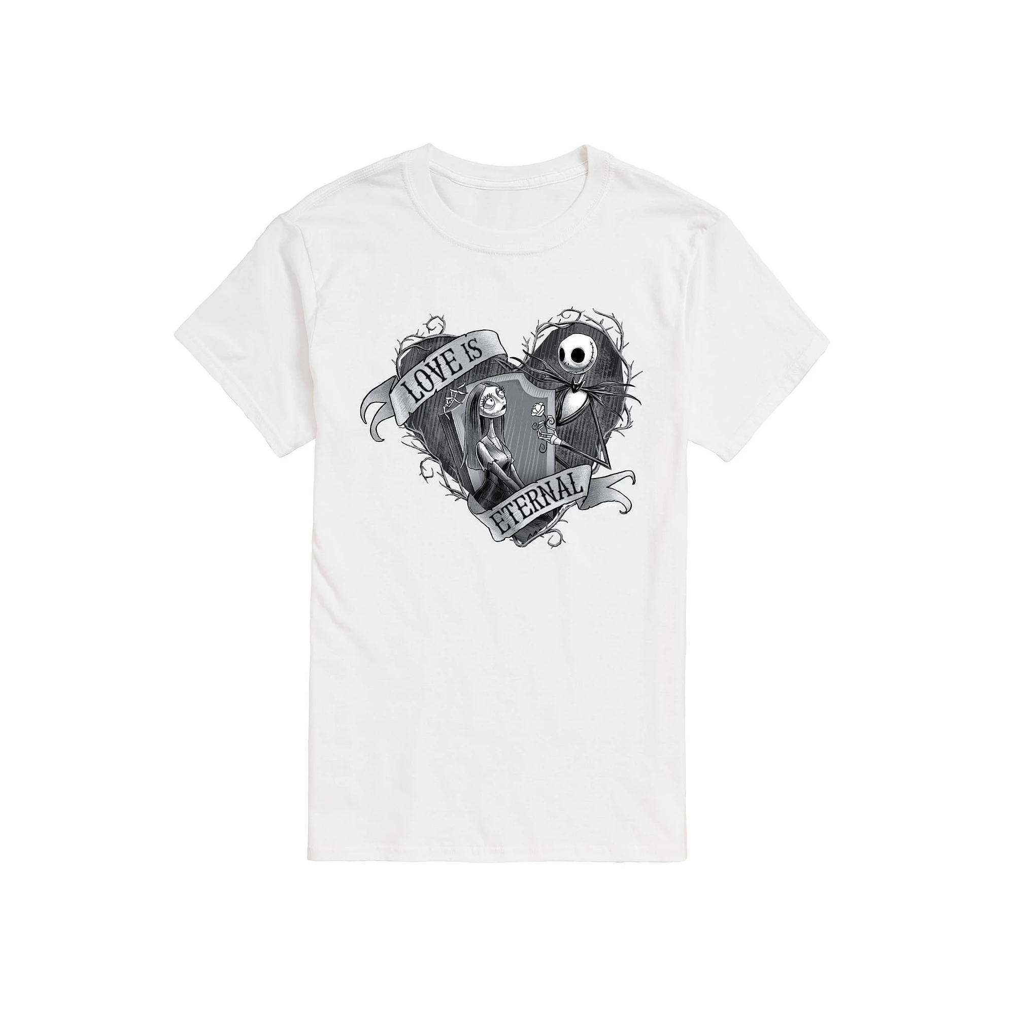 Disney's Nightmare Before Christmas Jack Sally Men's Graphic Tee,  Product Image