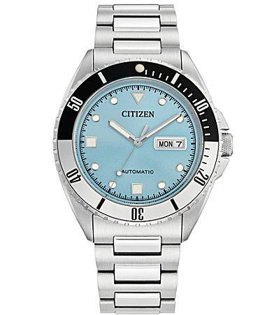 Citizen Mens Wr100 Automatic Stainless Steel Bracelet Watch Product Image