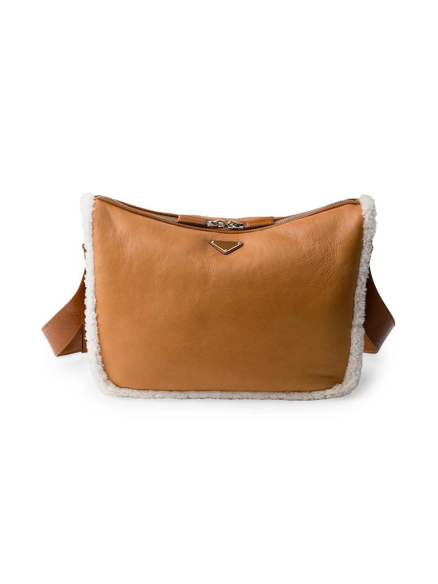 Mens Shearling Shoulder Bag Product Image