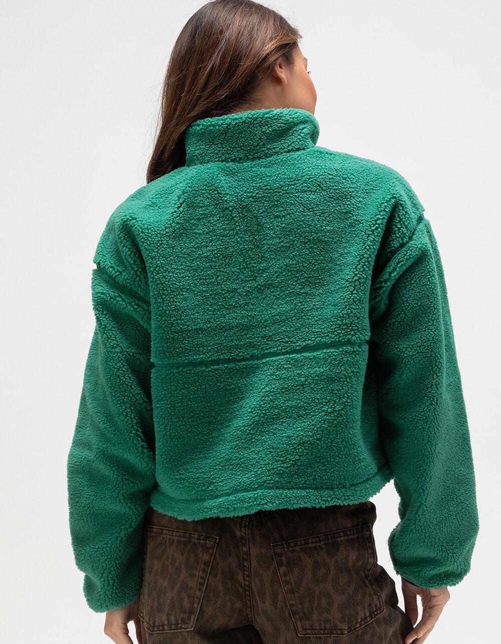 THE NORTH FACE Half Zip Womens Pullover - EMERALD Product Image