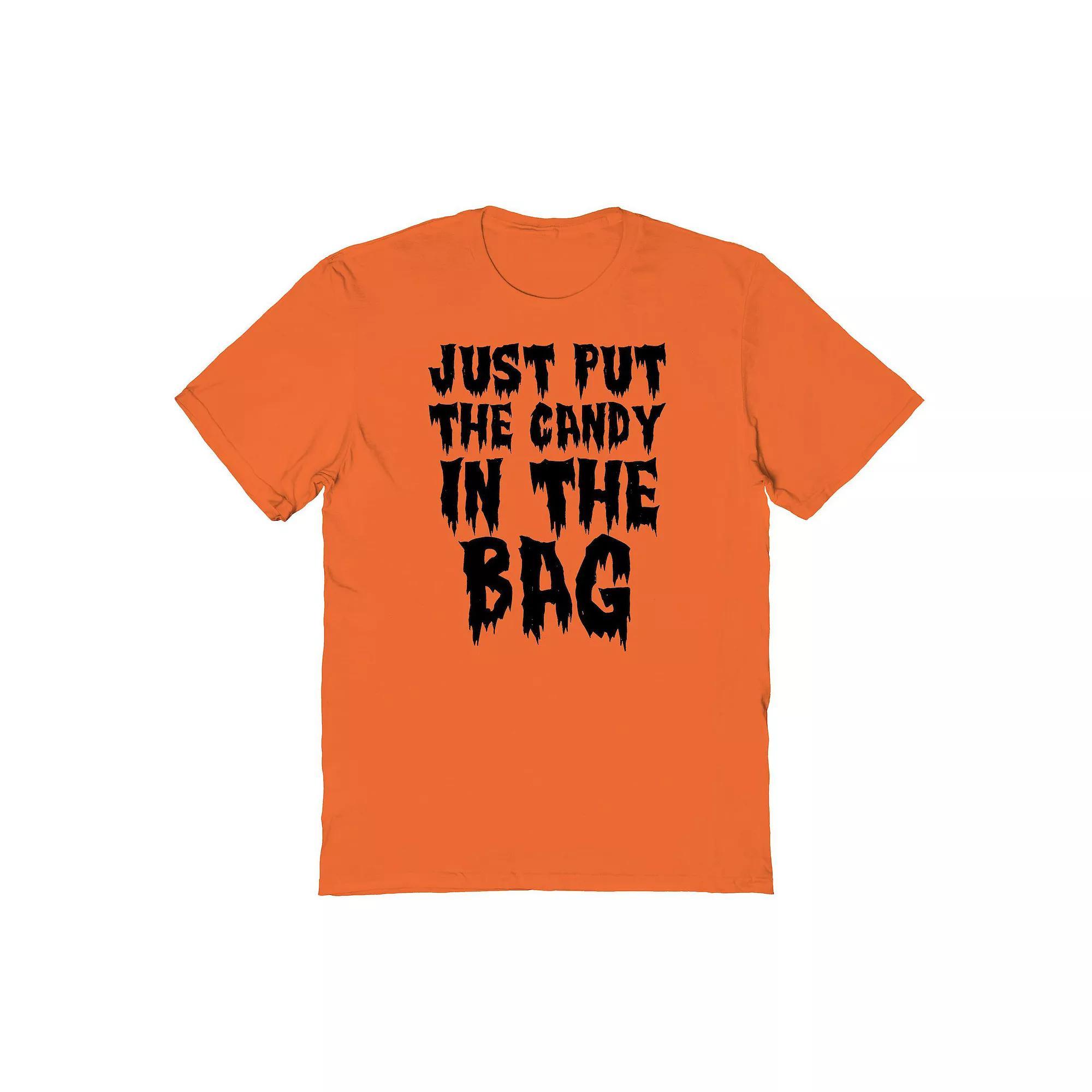 Men's Just Put Halloween Graphic Tee, Size: XXL, Orange Product Image
