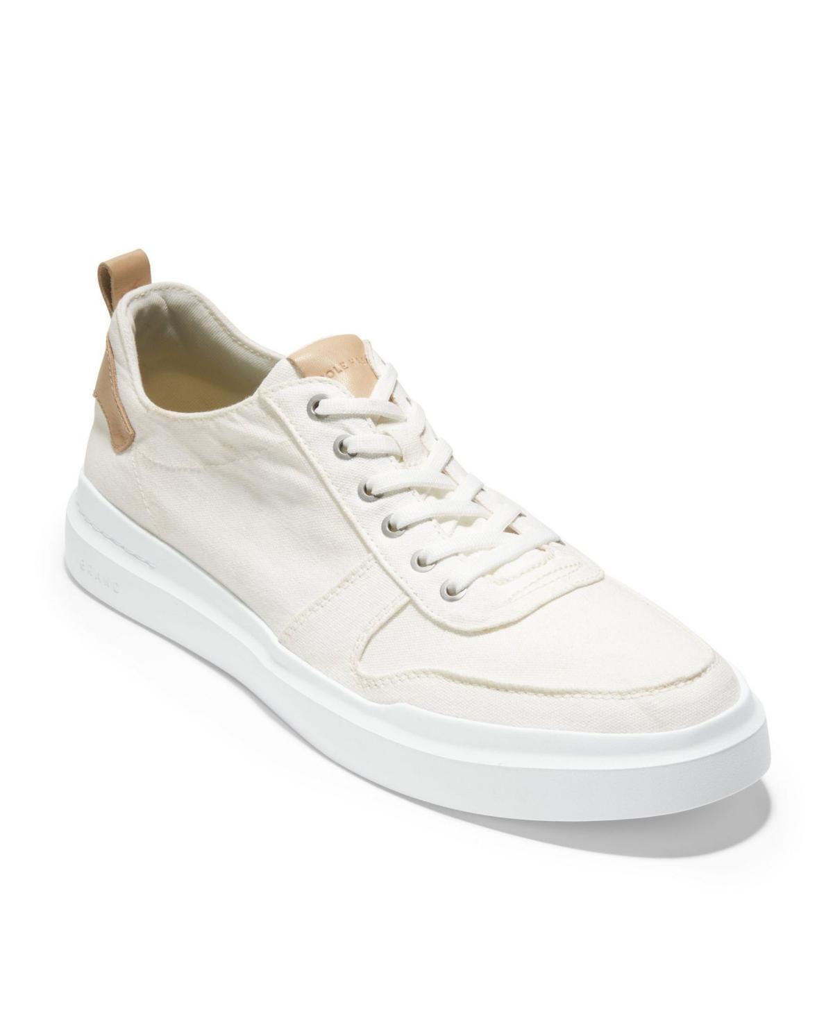 Cole Haan GrandPro Rally Canvas Court Sneaker (Ivory/Natural) Men's Shoes Product Image