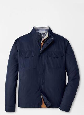 Peter Millar Mens Norfolk Bomber | Color: Navy | Size: M Product Image