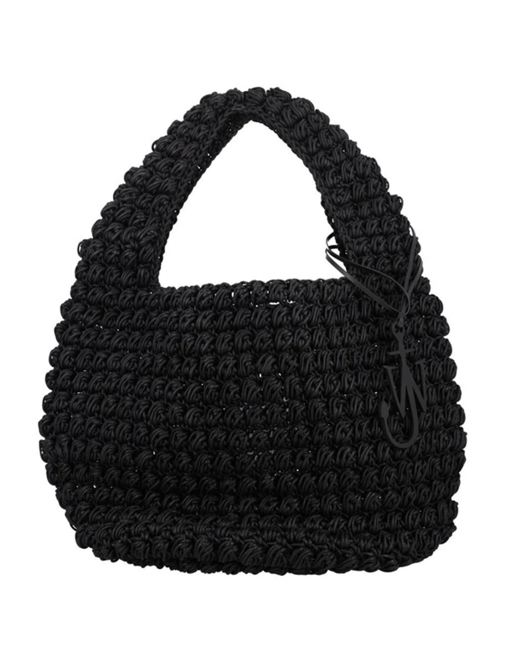 JW ANDERSON J.w. Anderson Popcorn Large Basket Bag In Black Product Image