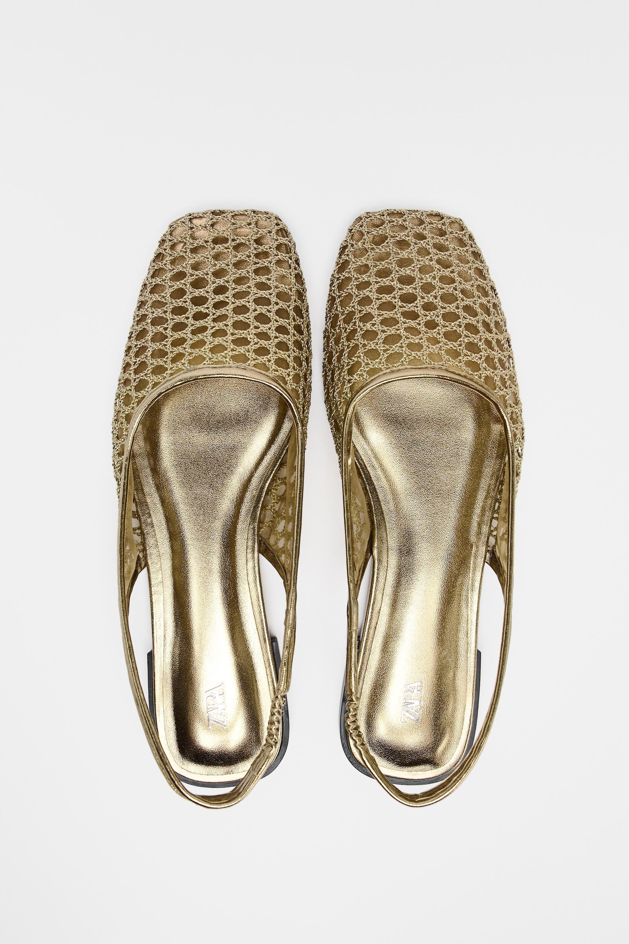 WOVEN SLINGBACK FLATS Product Image