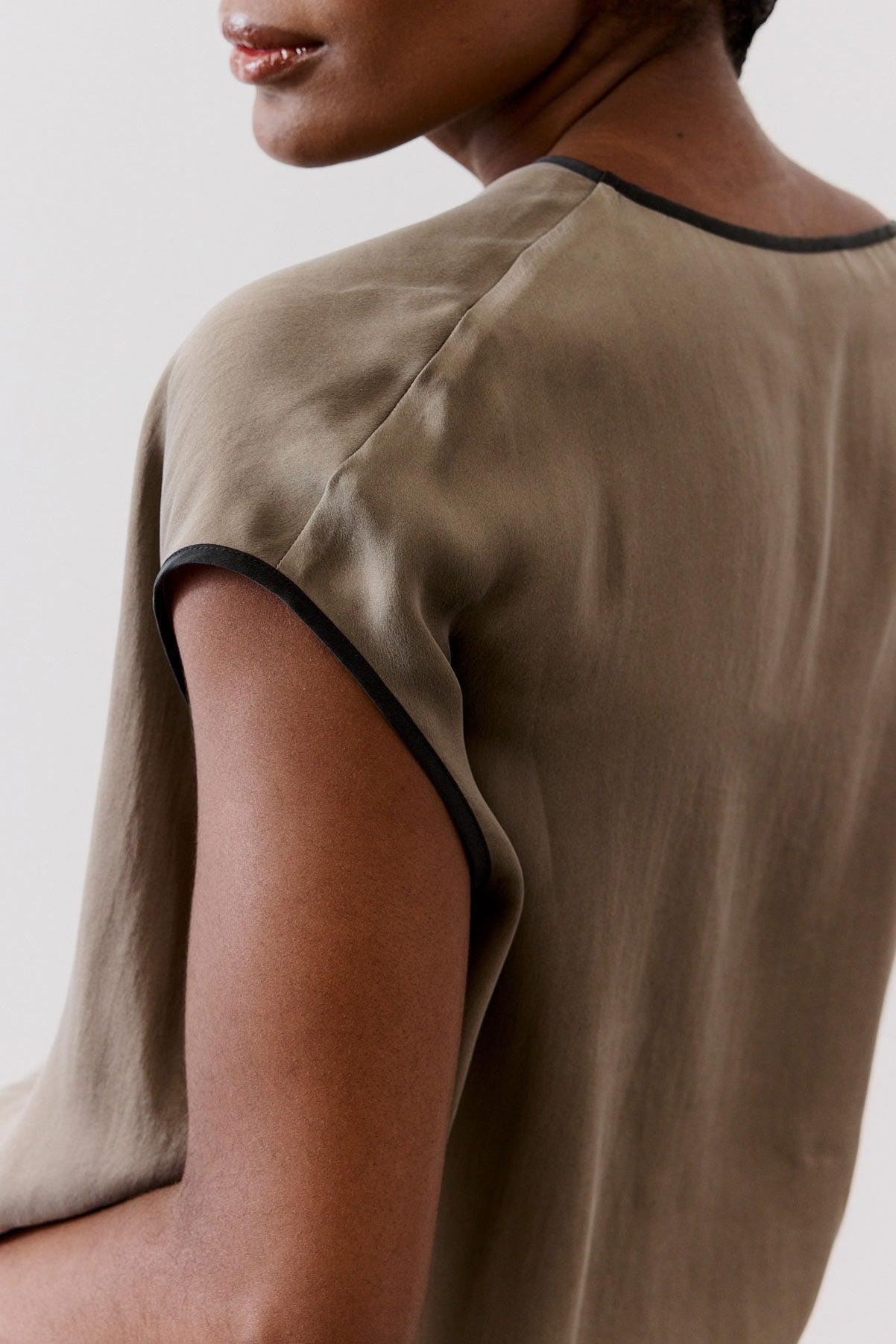 Almost a Tee Silk Blouse Product Image