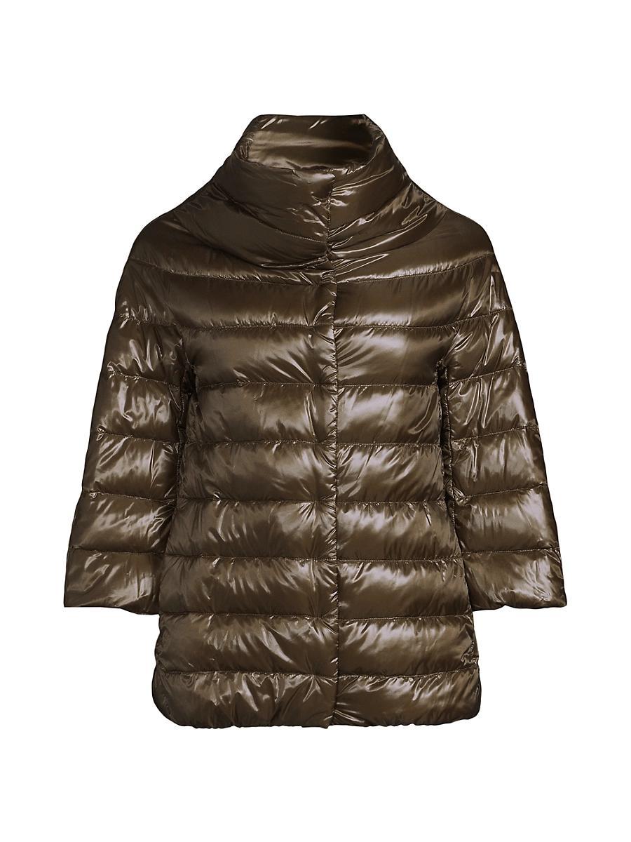 Womens Iconico Aminta Cocoon Down Puffer Coat Product Image