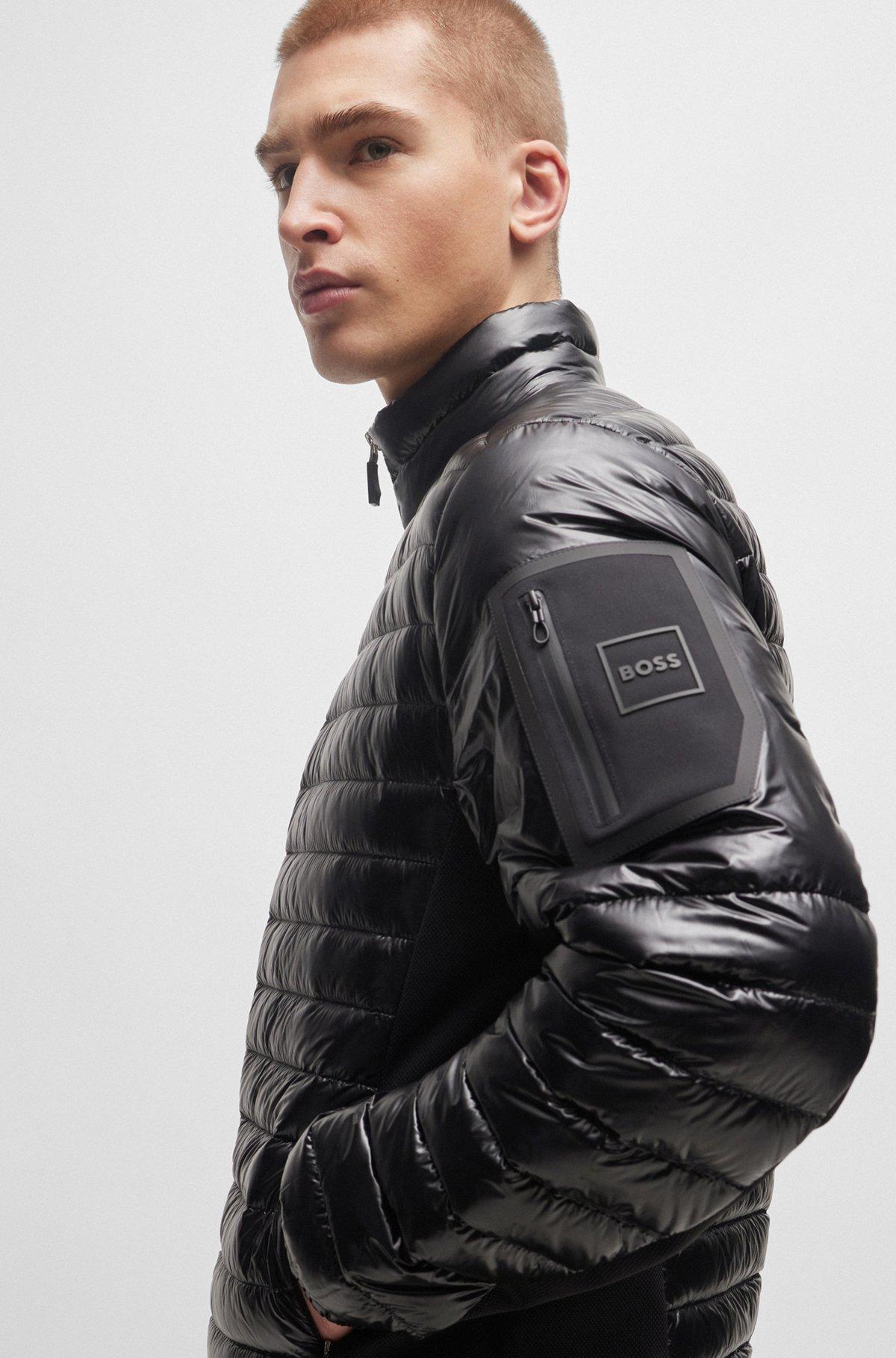 Lightweight water-repellent jacket with down filling Product Image