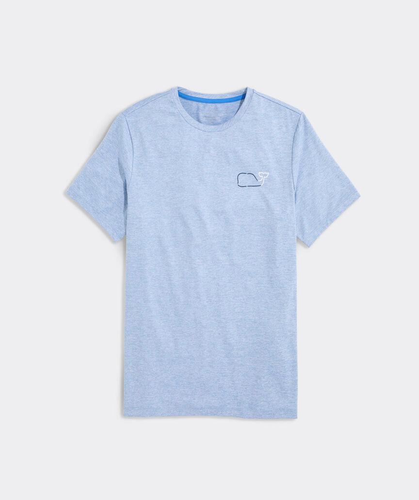 On-The-Go Whale Outline Short-Sleeve Harbor Performance Tee Product Image