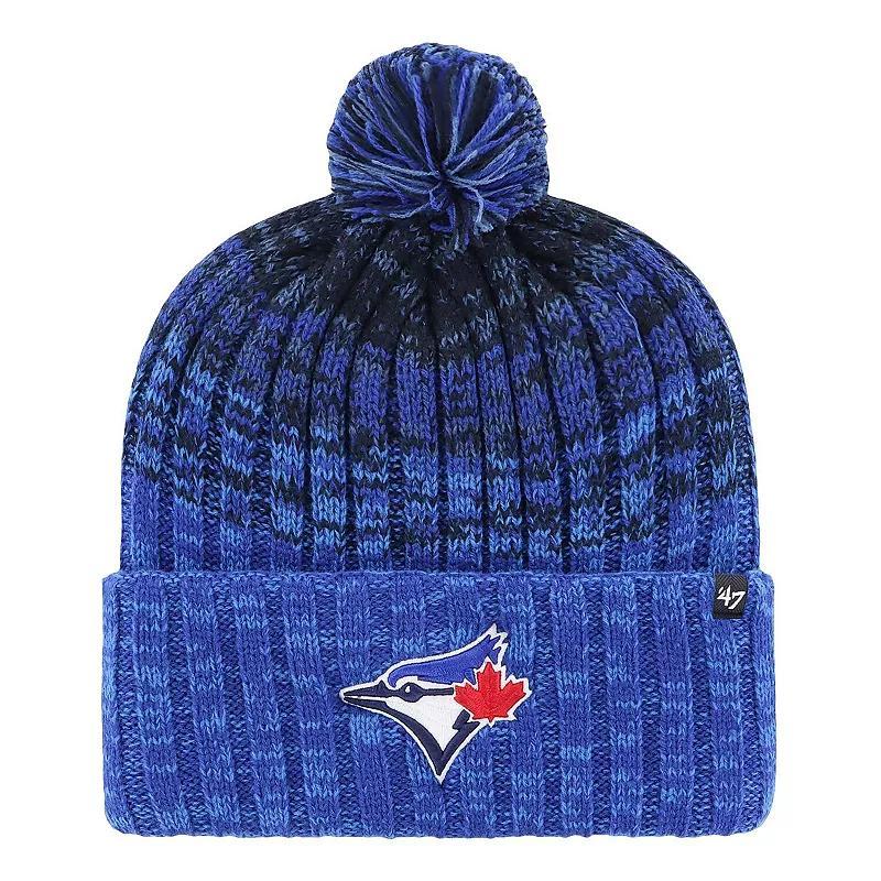 Mens 47 Royal Toronto Blue Jays Cascade Cuffed Knit Hat with Pom Product Image