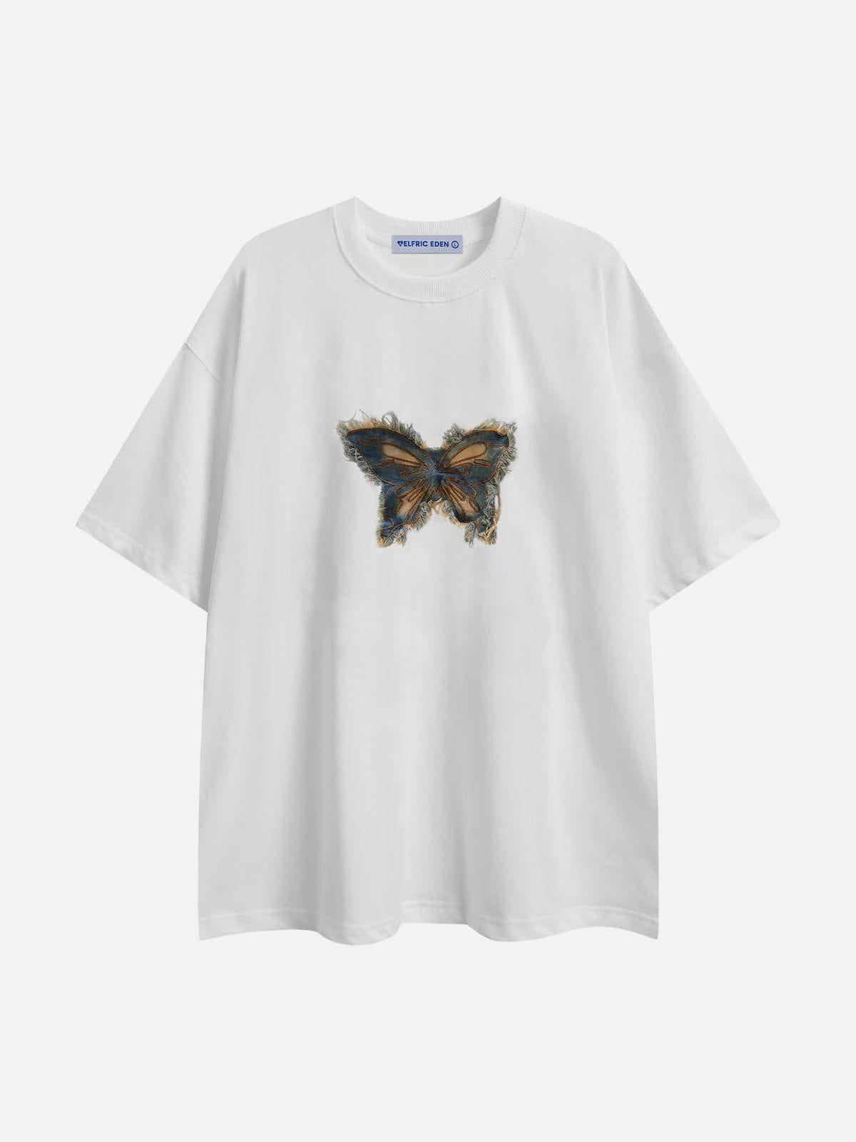 Aelfric Eden Applique Embroidery Butterfly Tee Product Image