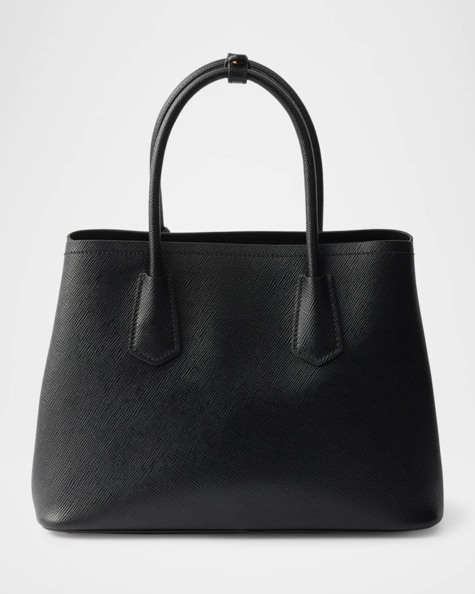 Double Medium Saffiano Leather Crossbody Bag Product Image