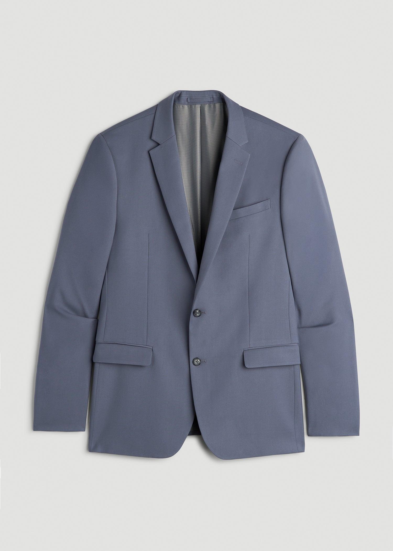 Suit Jacket for Tall Men in Blue Slate Male Product Image