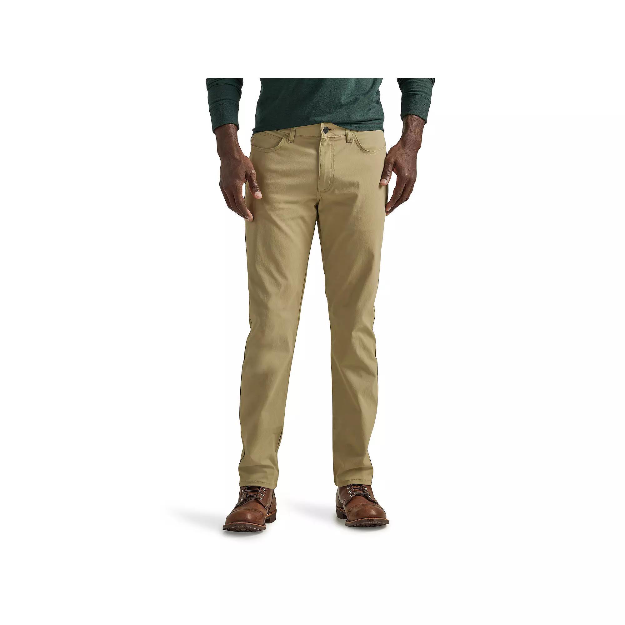 Men's Lee® Extreme Motion Regular-Fit Straight Pants, Size: 36X30, Kc Green Product Image