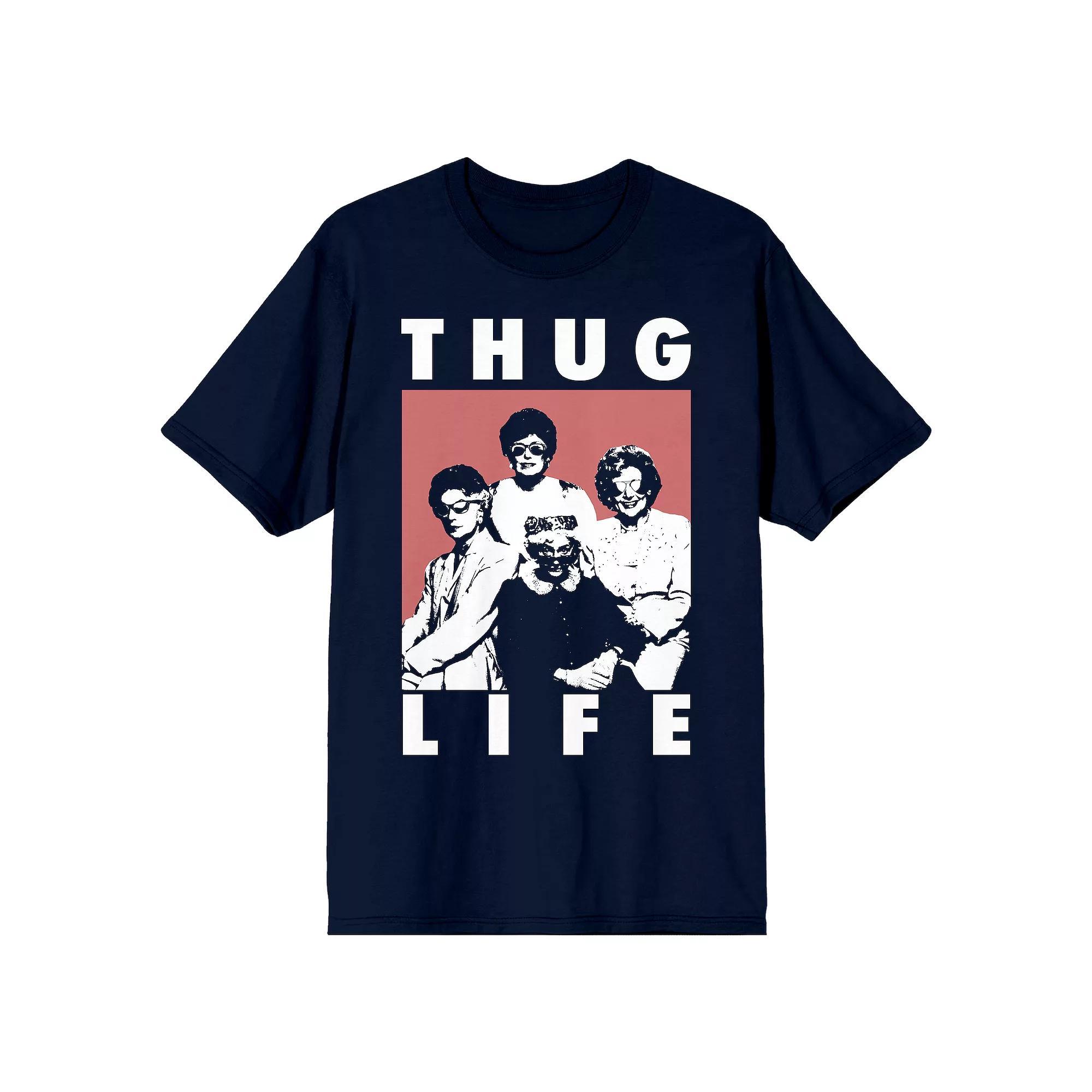 Men's Golden Girls Thug Life Tee, Size: Large, Blue Product Image