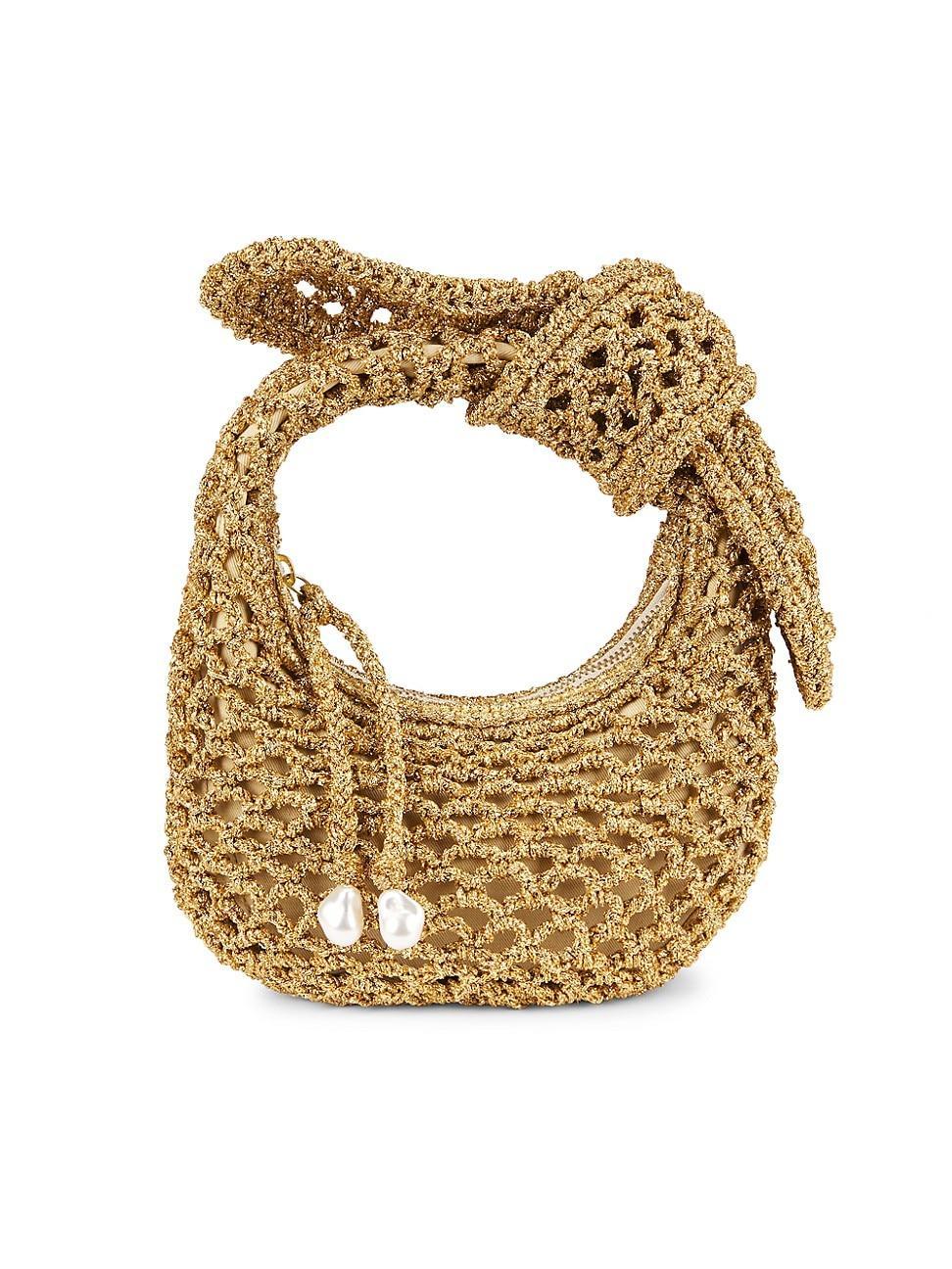 Poolside Josie Raffia Knot Bag Product Image