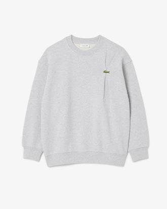 Oversized Pleated Crocodile Sweatshirt Product Image