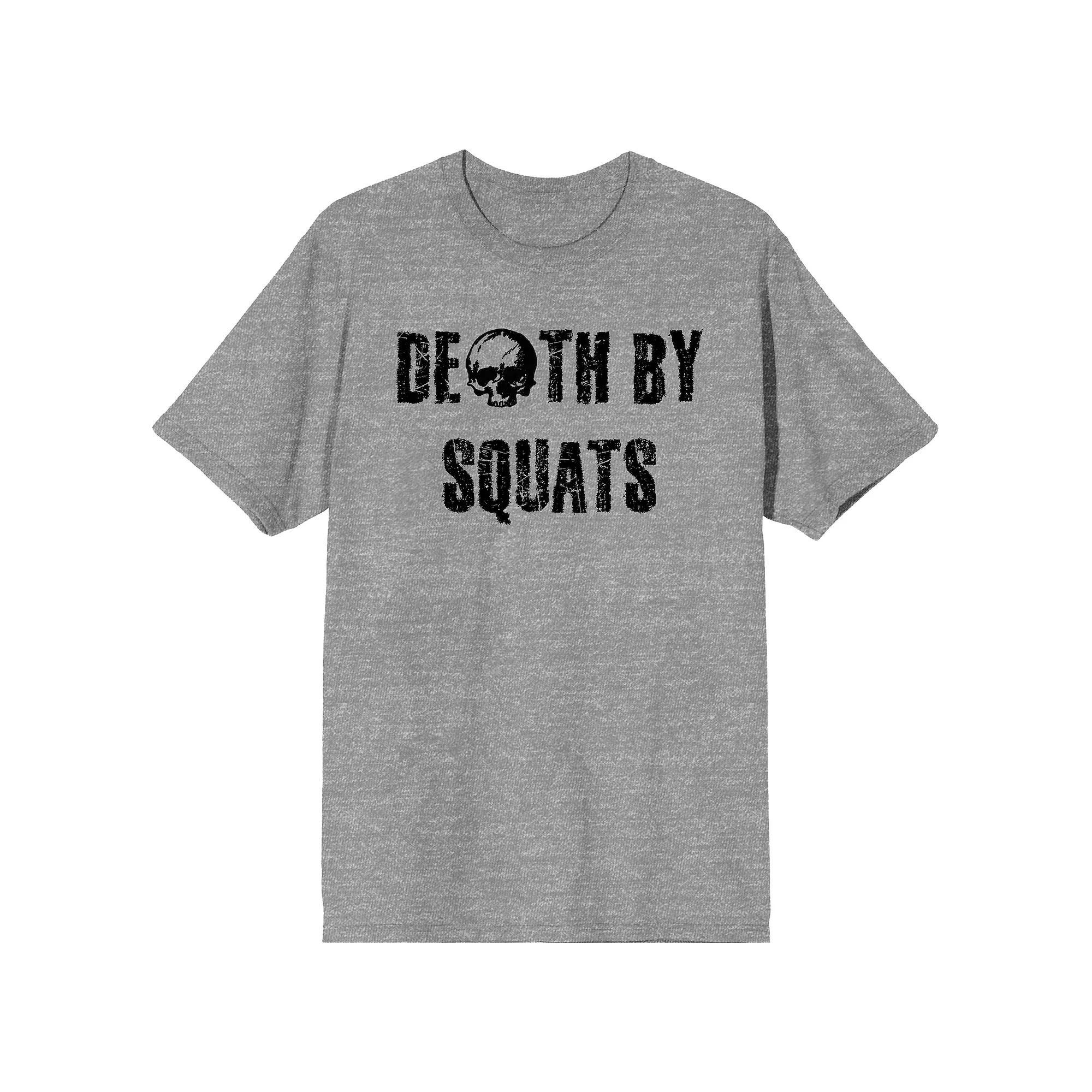Men's Gym Culture Death by Squats Tee,  Product Image