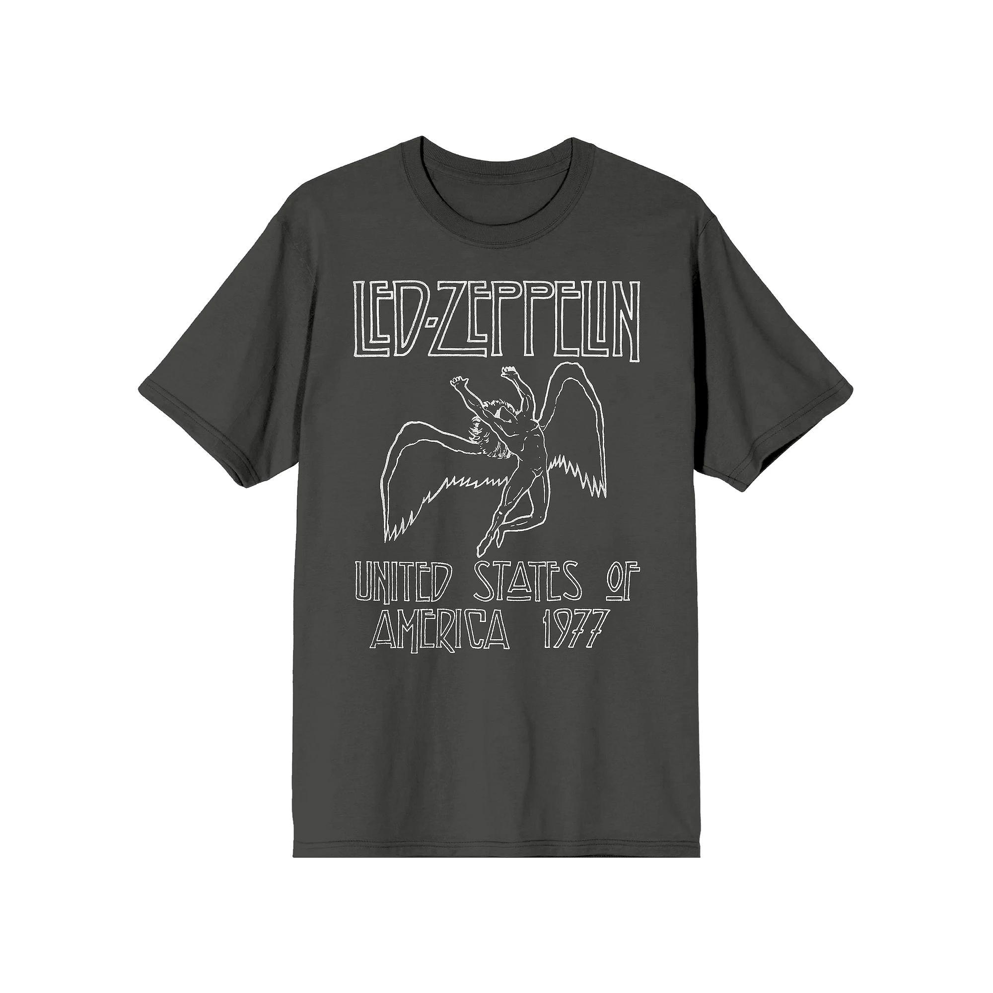 Mens Led Zeppelin Falling Icarus Short Sleeve Graphic Tee Product Image