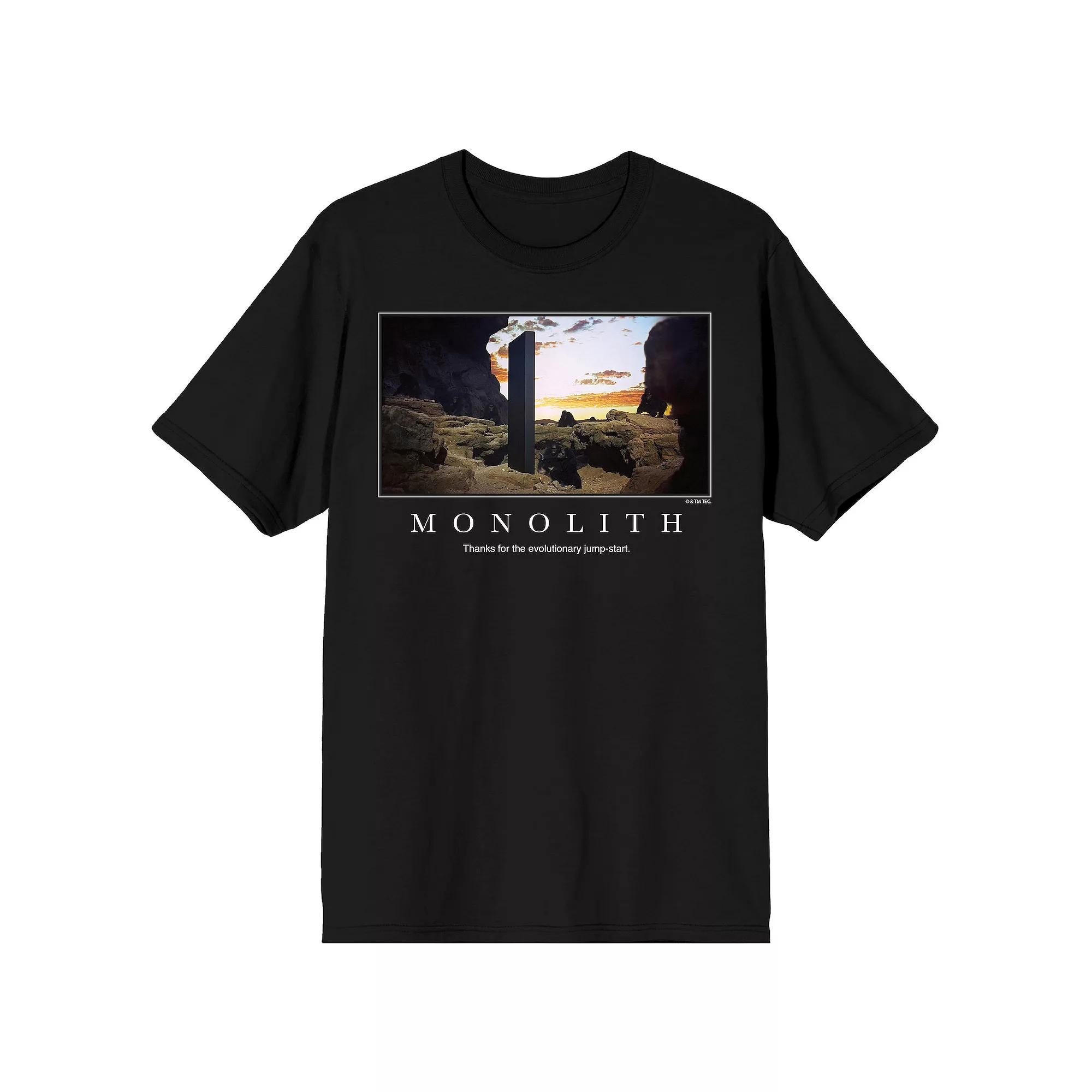 Men's 2001 A Space Odyssey Monolith Meme Graphic Tee,  Product Image