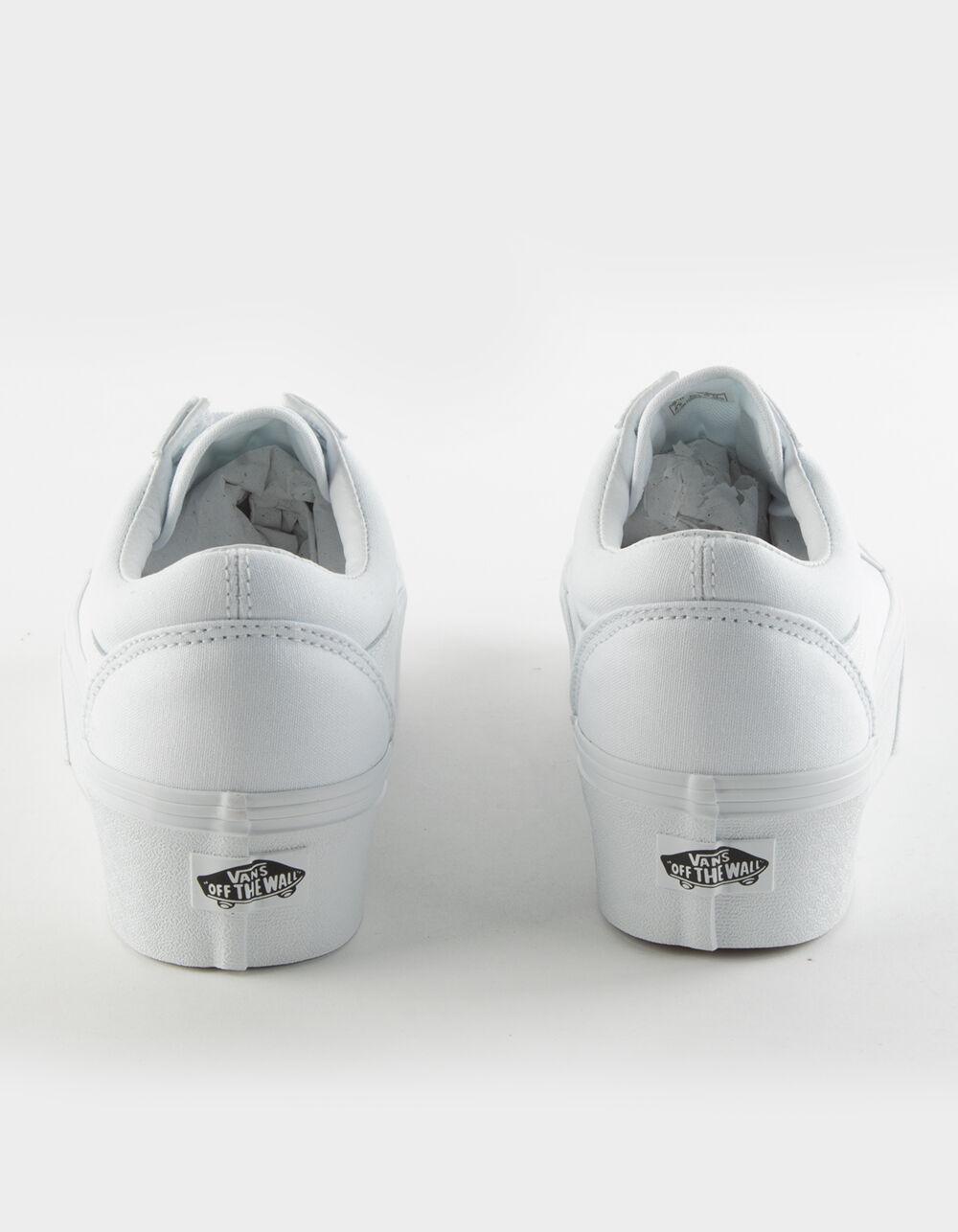 VANS Old Skool Stackform Womens Shoes - WHITE Product Image