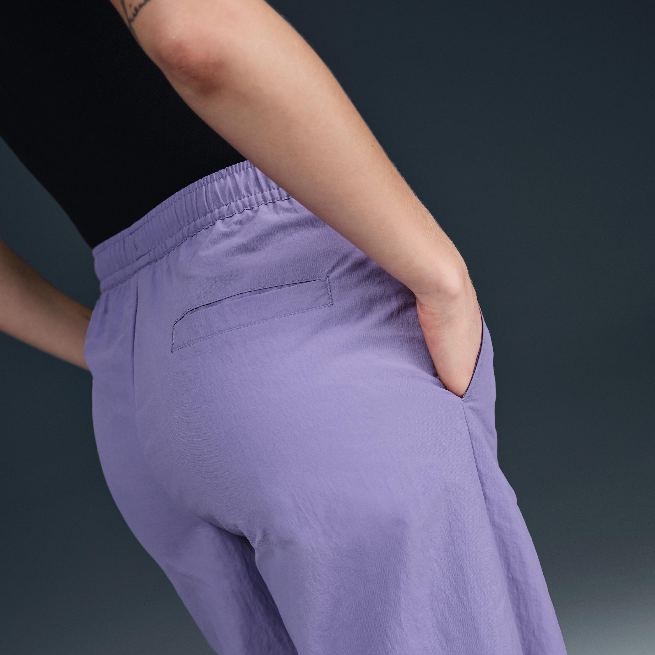 Womens Nike Sportswear Everything Wovens Mid-Rise Open-Hem Pants | FQ3588-527 Product Image