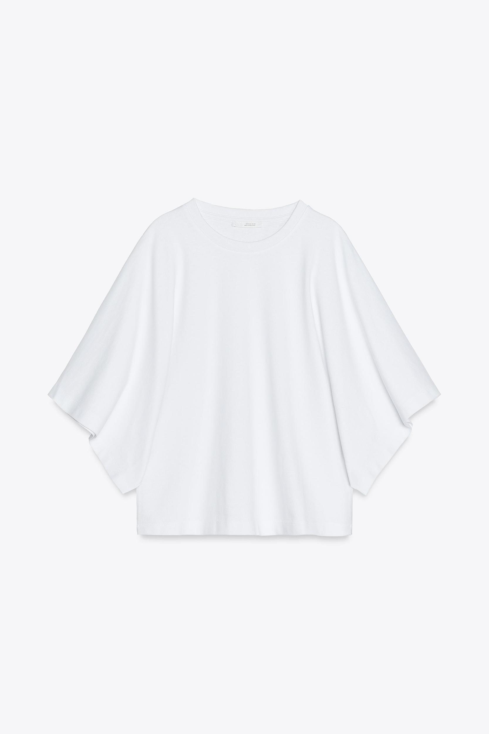 WASHED CAPE SLEEVE T-SHIRT Product Image