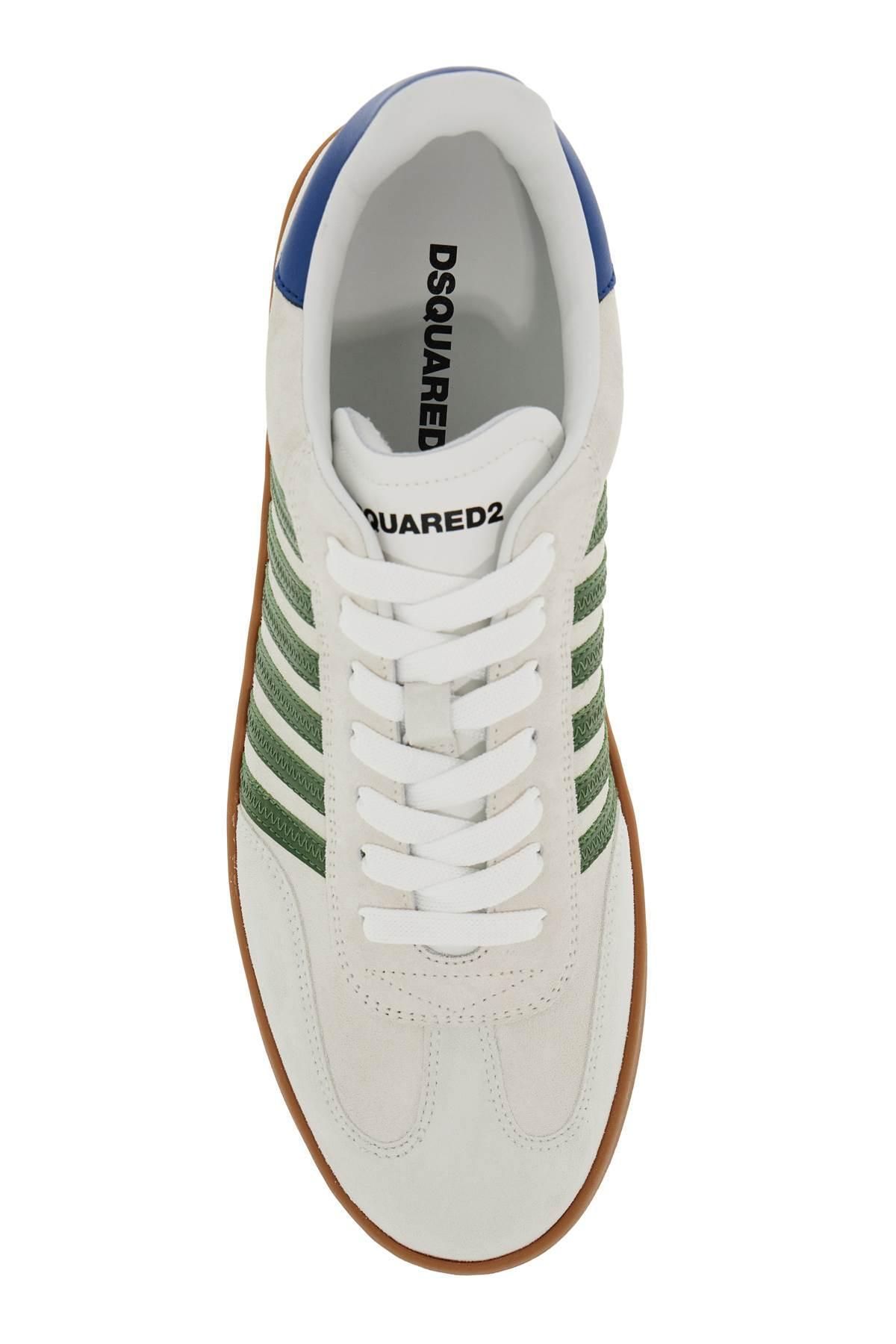 DSQUARED2 Boxer Suede Sneakers In Multicolor Product Image