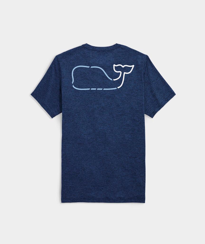 On-The-Go Whale Outline Short-Sleeve Harbor Performance Tee Product Image