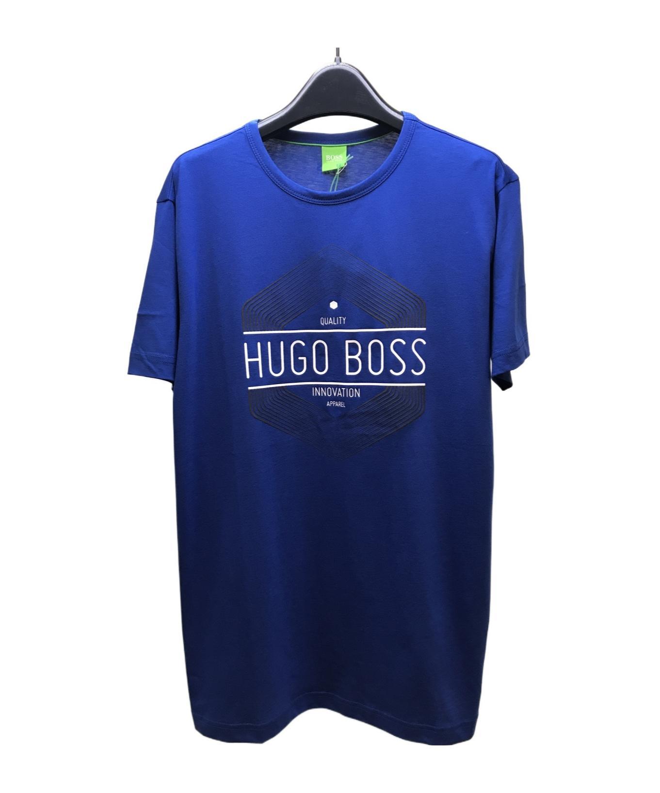 HUGO BOSS Item O-neck Short-sleeved T-shirt In Blue Product Image