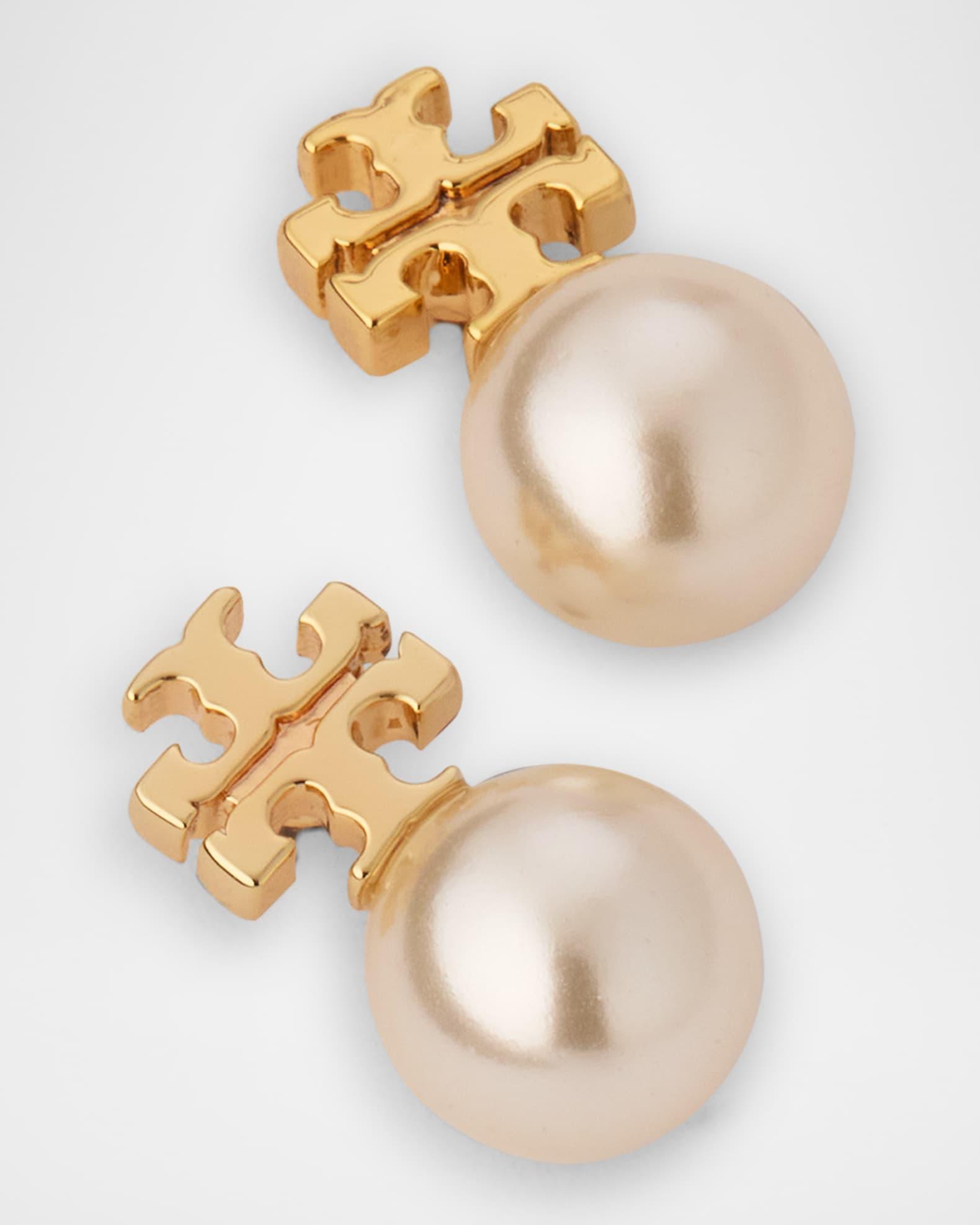 Pearly Stud Earrings Product Image