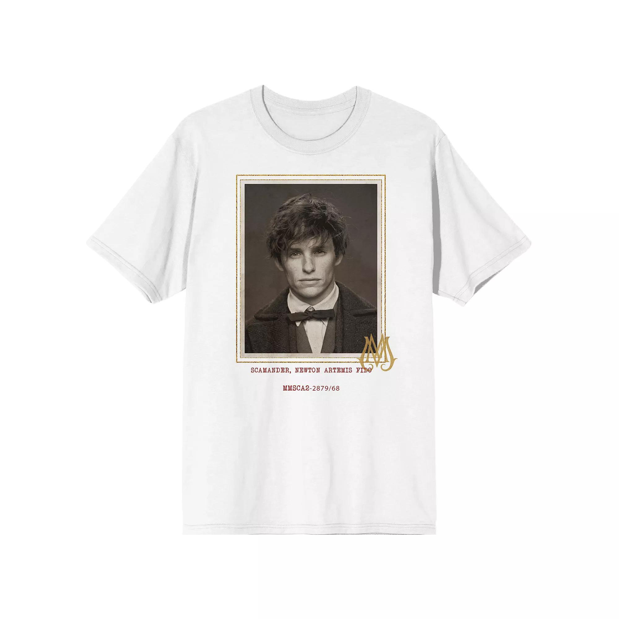 Men's Fantastic Beasts Newt Tee, Size: XXL, White Product Image