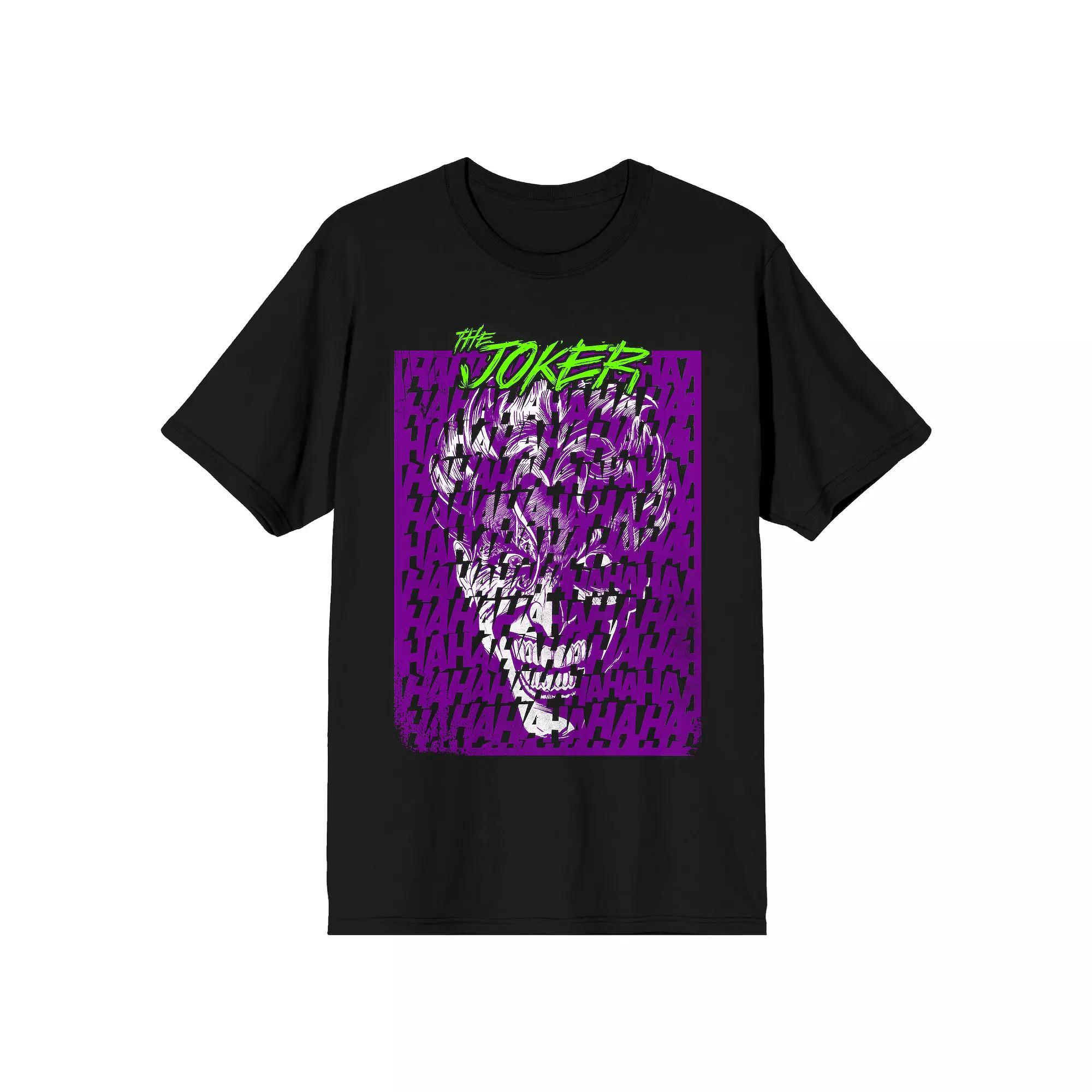 Men's DC Comics The Joker Tee, Size: Small, Black Product Image