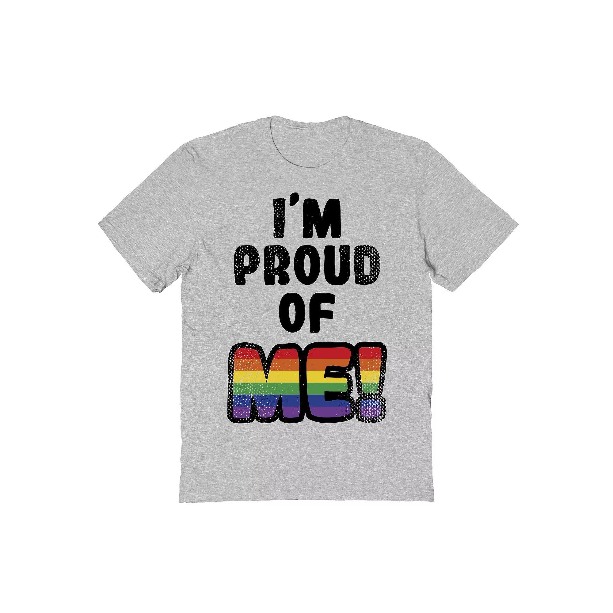 Men's COLAB89 Im Proud Of Me Pride Graphic Tee, Adult Unisex,  Product Image