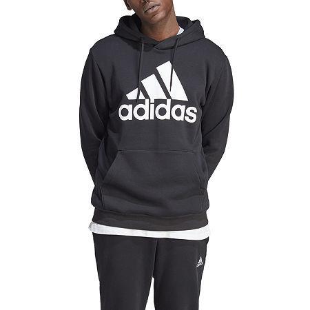 Mens adidas Essential Big Logo Fleece Hoodie Product Image